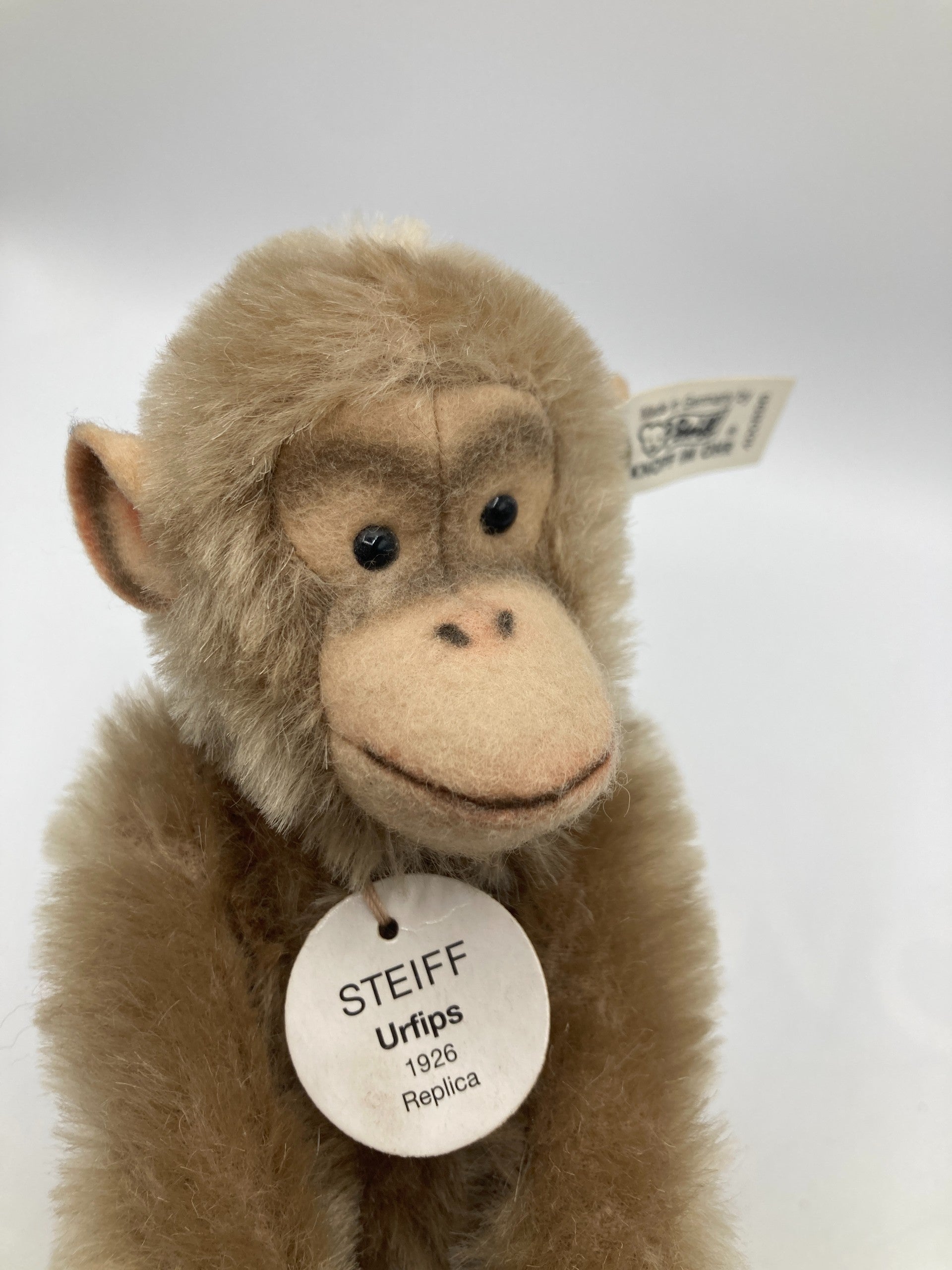 Steiff Mohair Urfips Monkey On A Clockwork Cart With All IDs | My Site