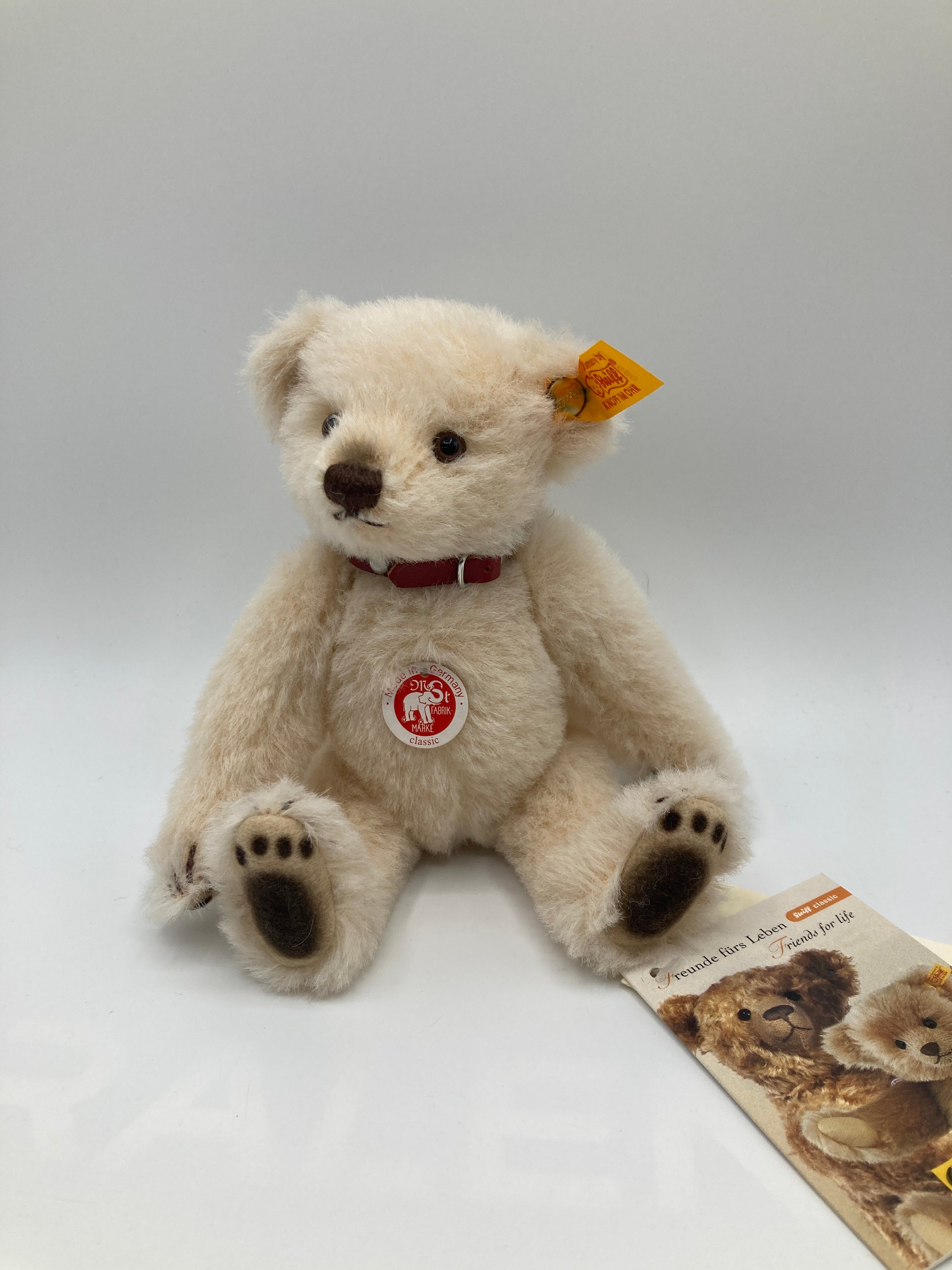 Steiff Cream Alpaca Teddy Bear With All IDs | My Site