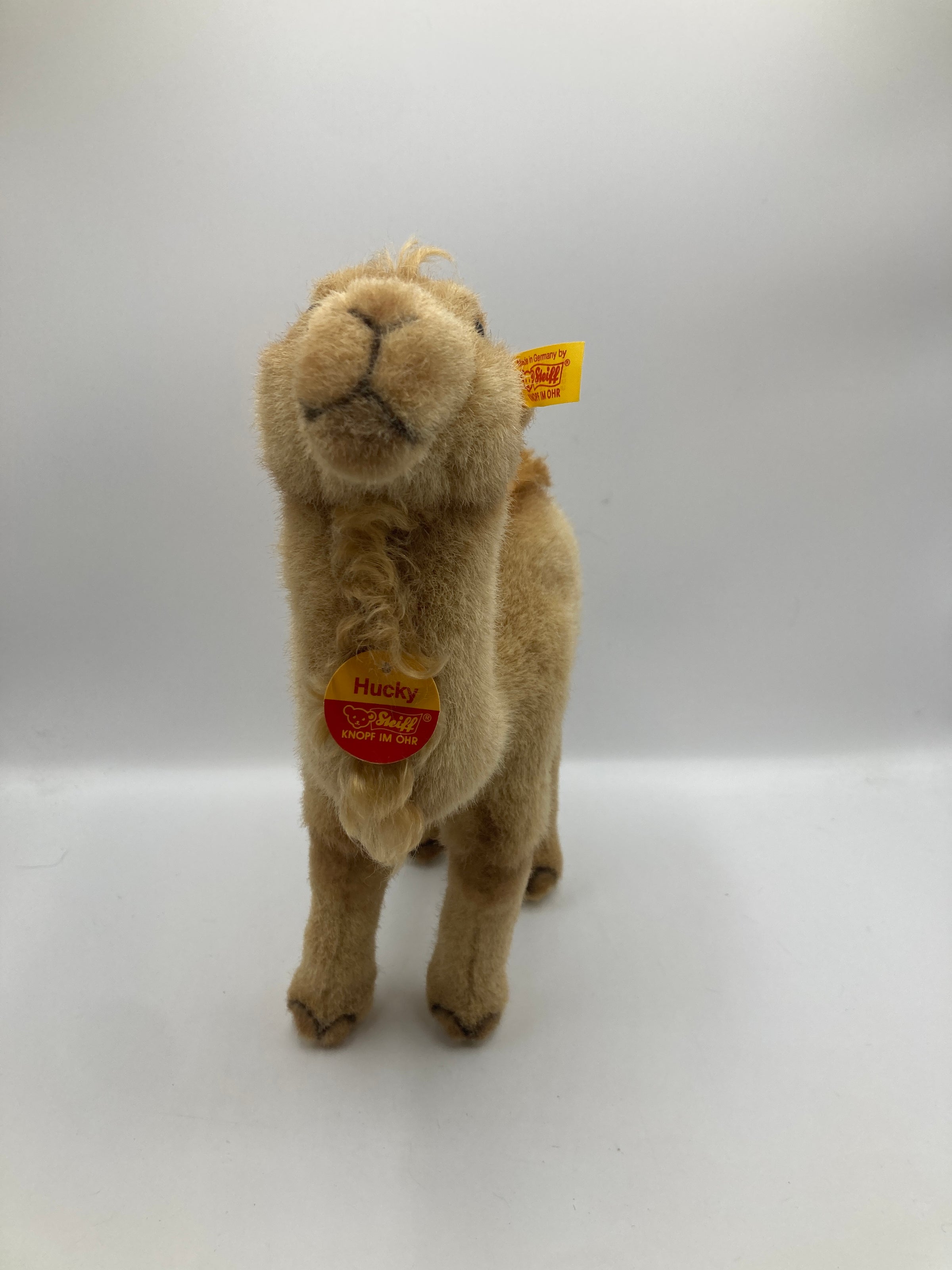 Steiff Hucky Plush and Mohair Camel With All IDs | My Site