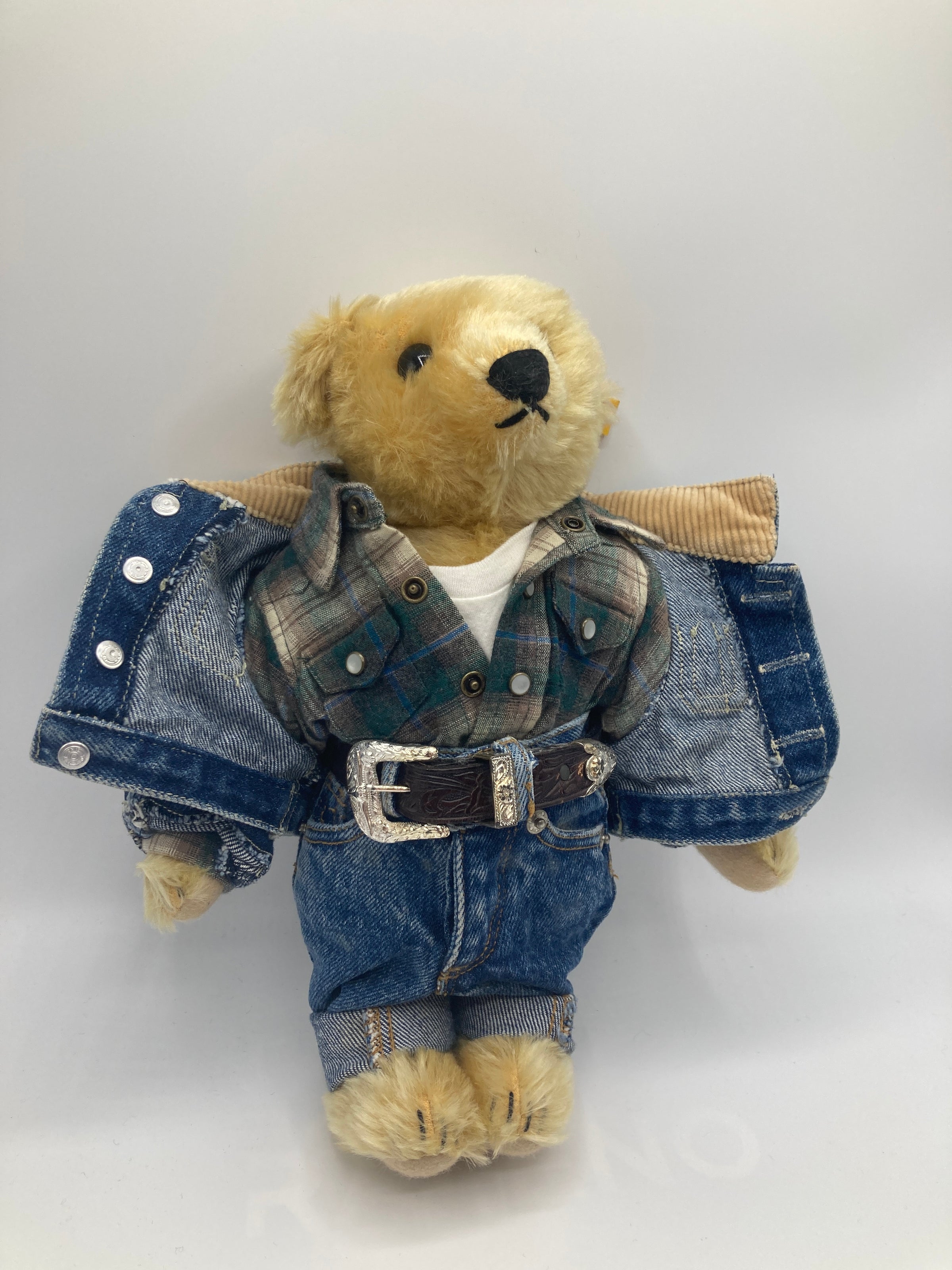 Steiff Ralph Lauren Denim Dressed Bear With All IDs | My Site