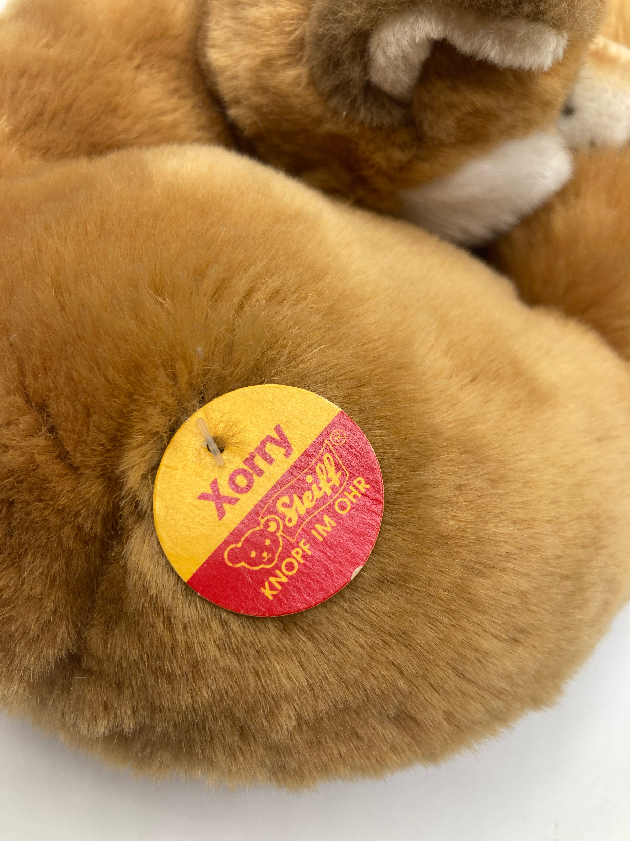 Steiff's Soft Plush Curled Up Xorry Fox With All IDs | My Site