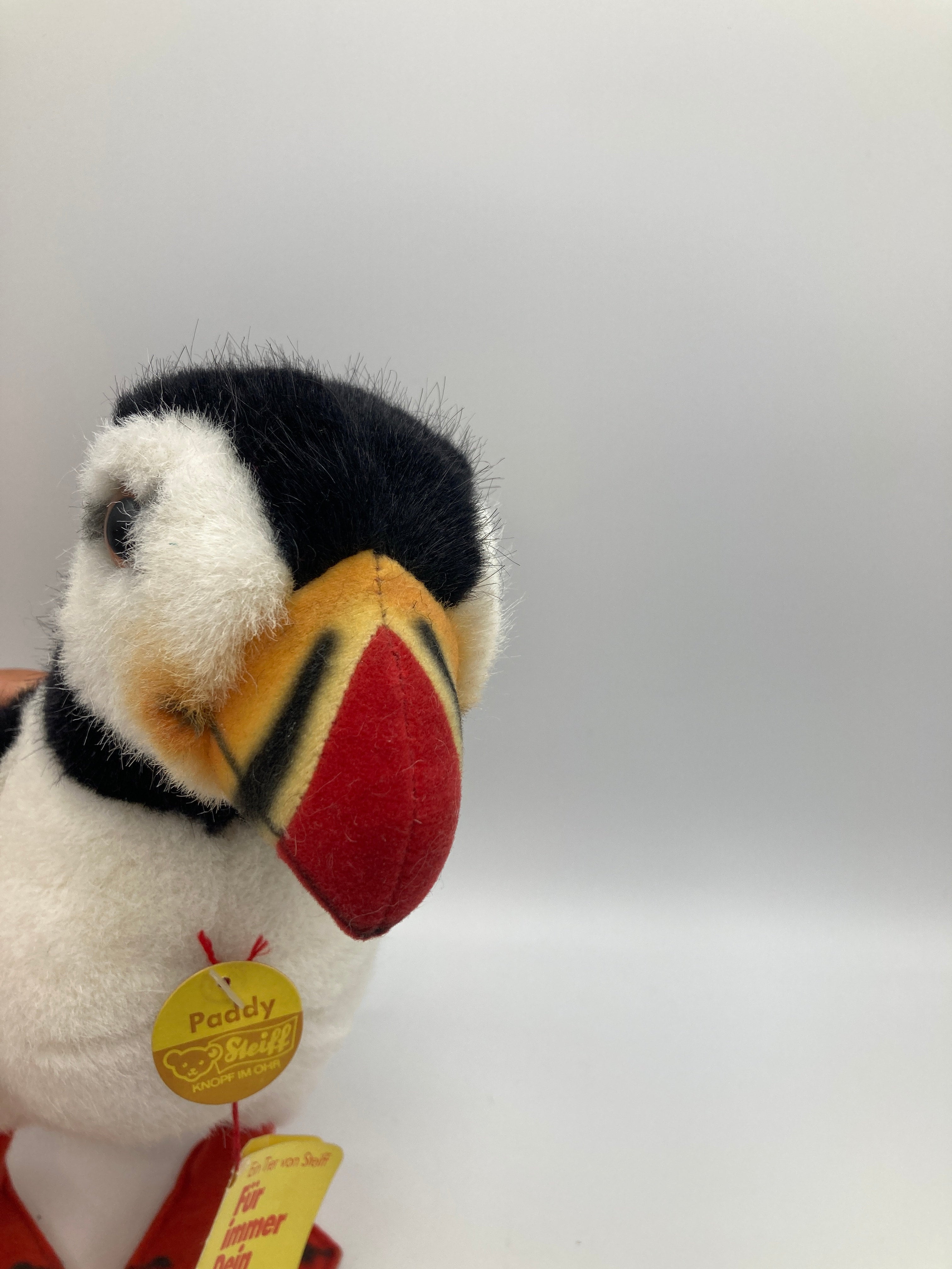 パフィン様 Steiff Studio Display Paddy Puffin Bird With All IDs | My Site