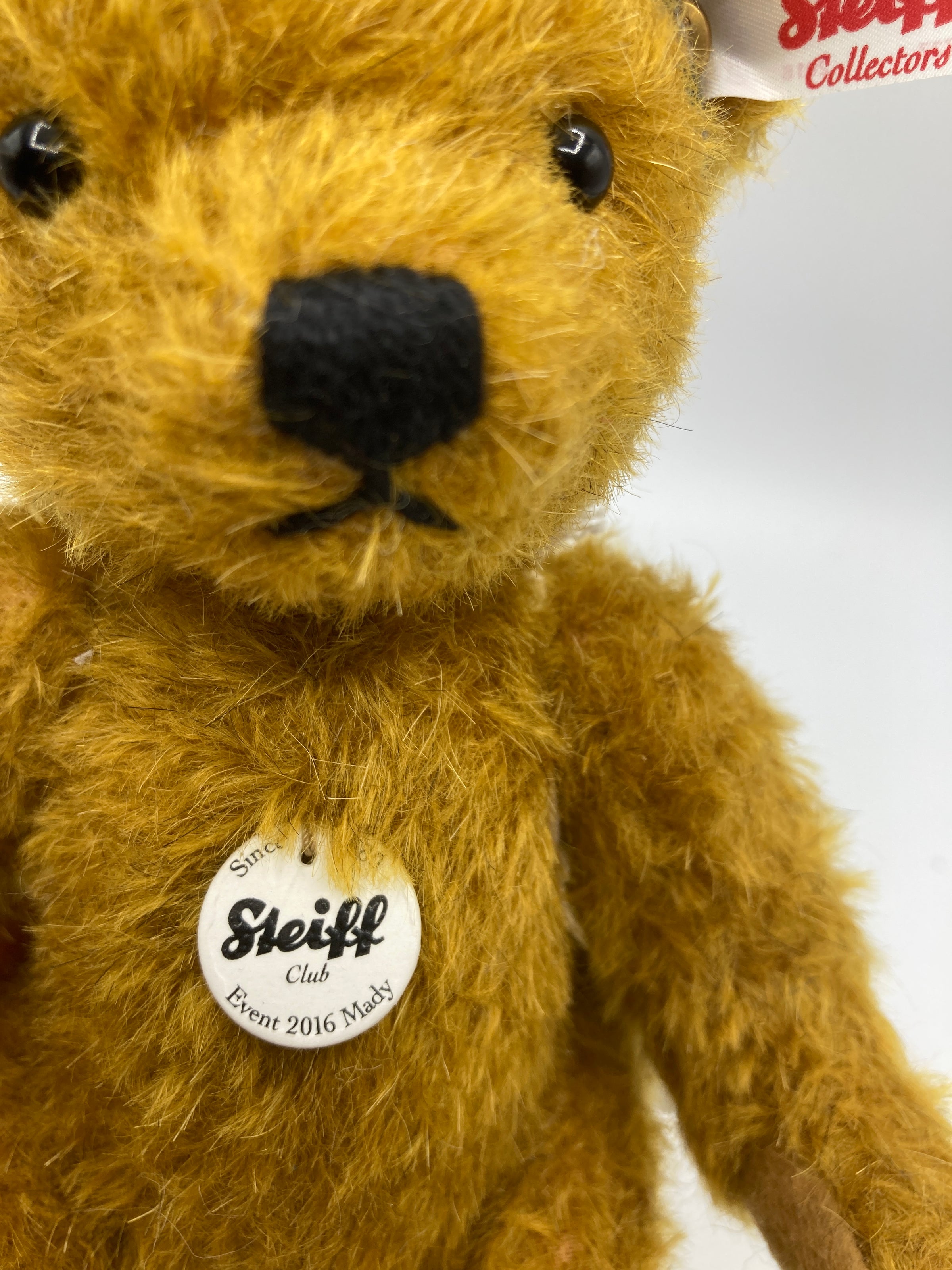 Steiff 2016 Gold Brown Mohair Mady Special Event Teddy Bear With