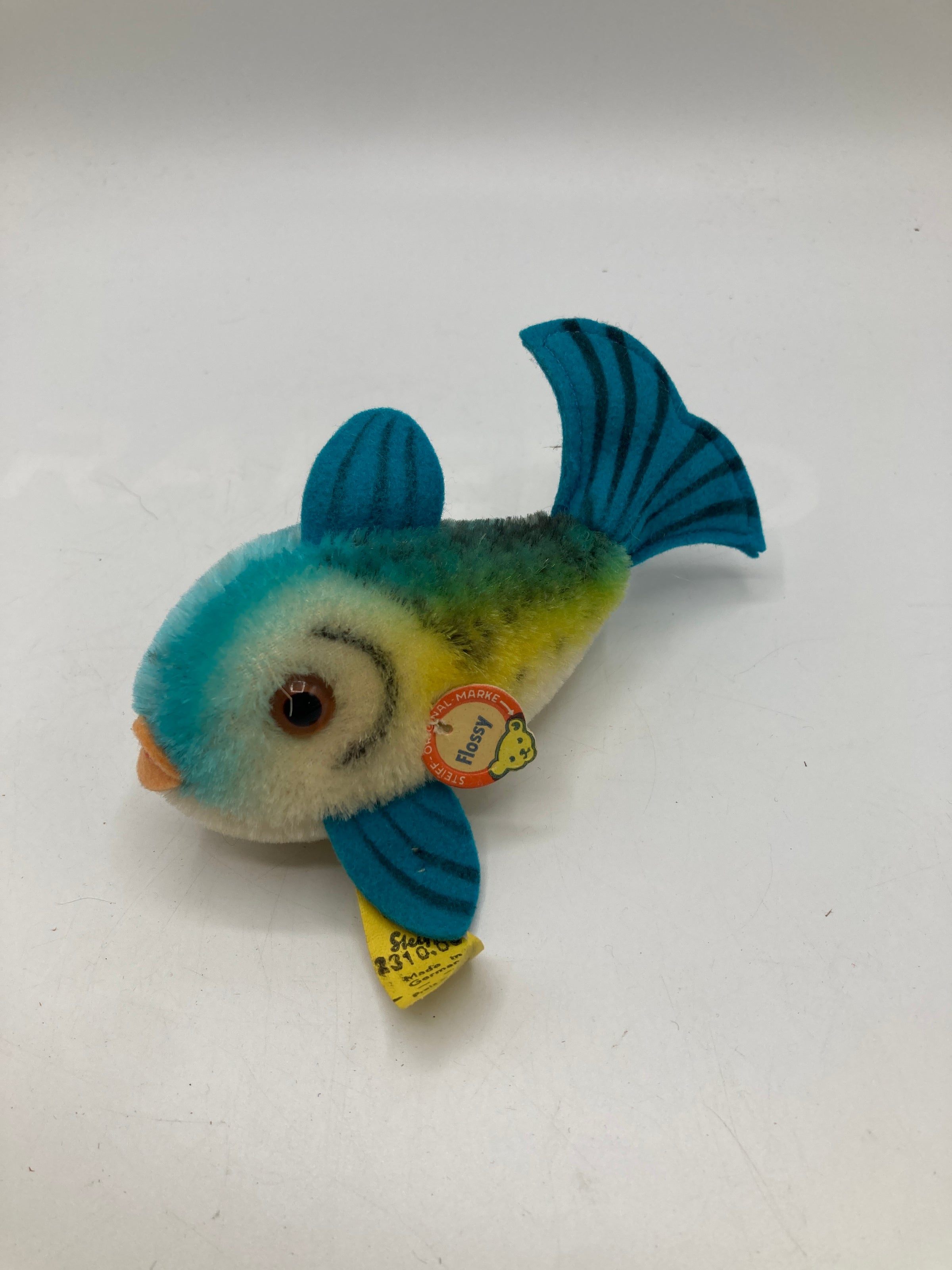 Steiff Smallest Blue Flossy Fish With All IDs | My Site