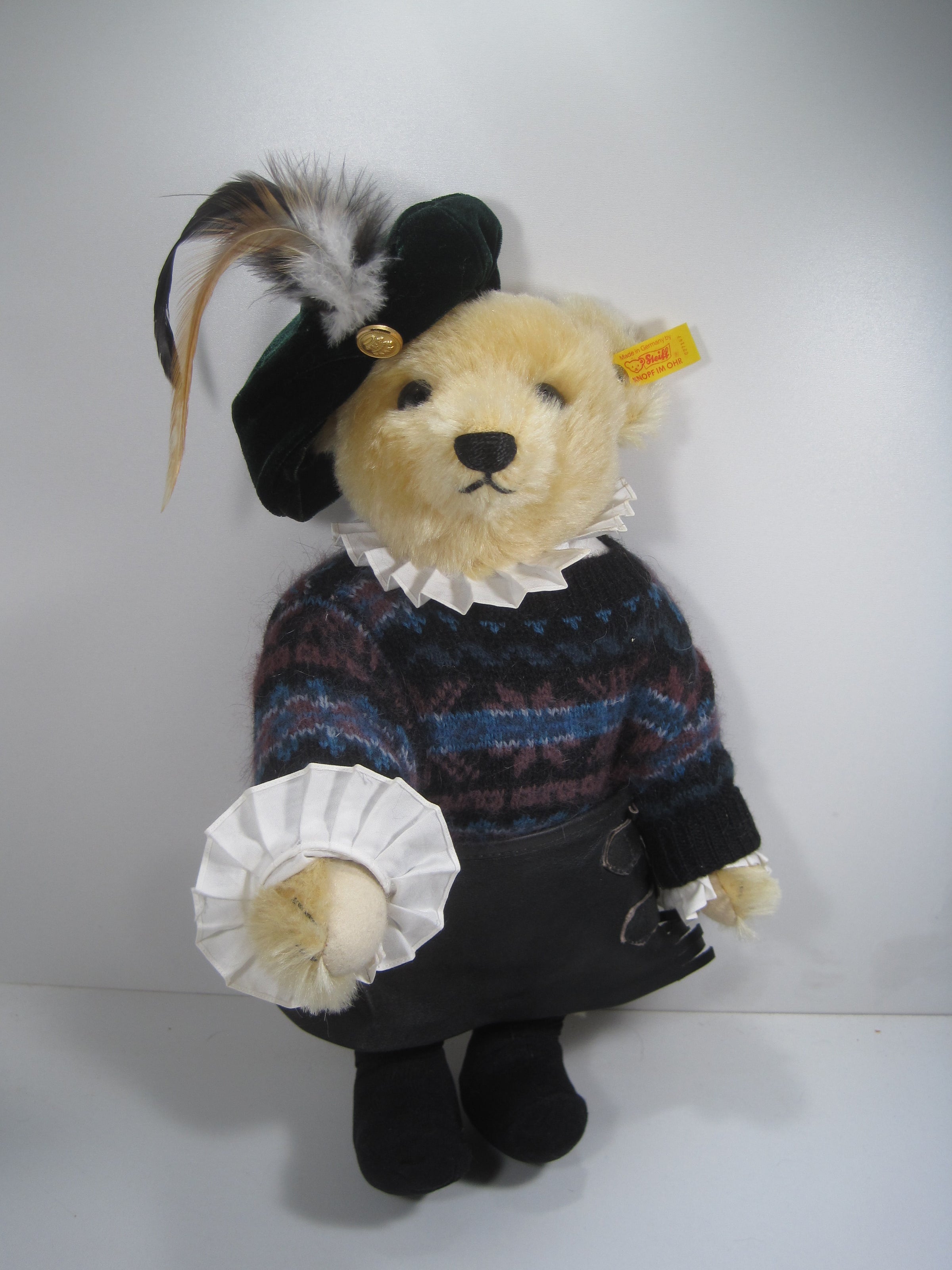 Steiff×Ralph Lauren ぬいぐるみ チェック柄シャツ Steiff Ralph Lauren Romantic Girl Teddy Bear With IDs steiffgal