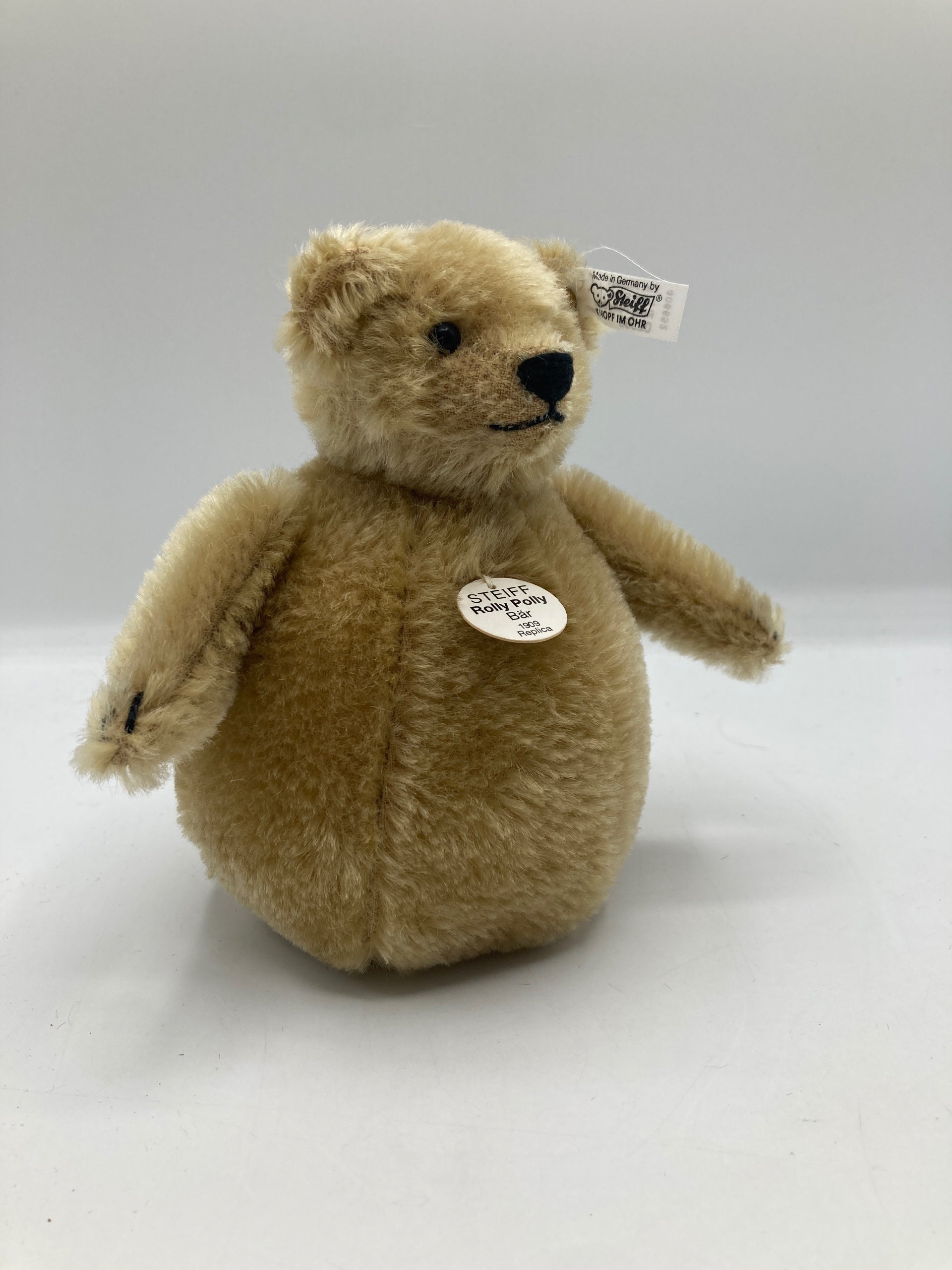 Steiff Replica Roly Poly Teddy Bear With All IDs | My Site