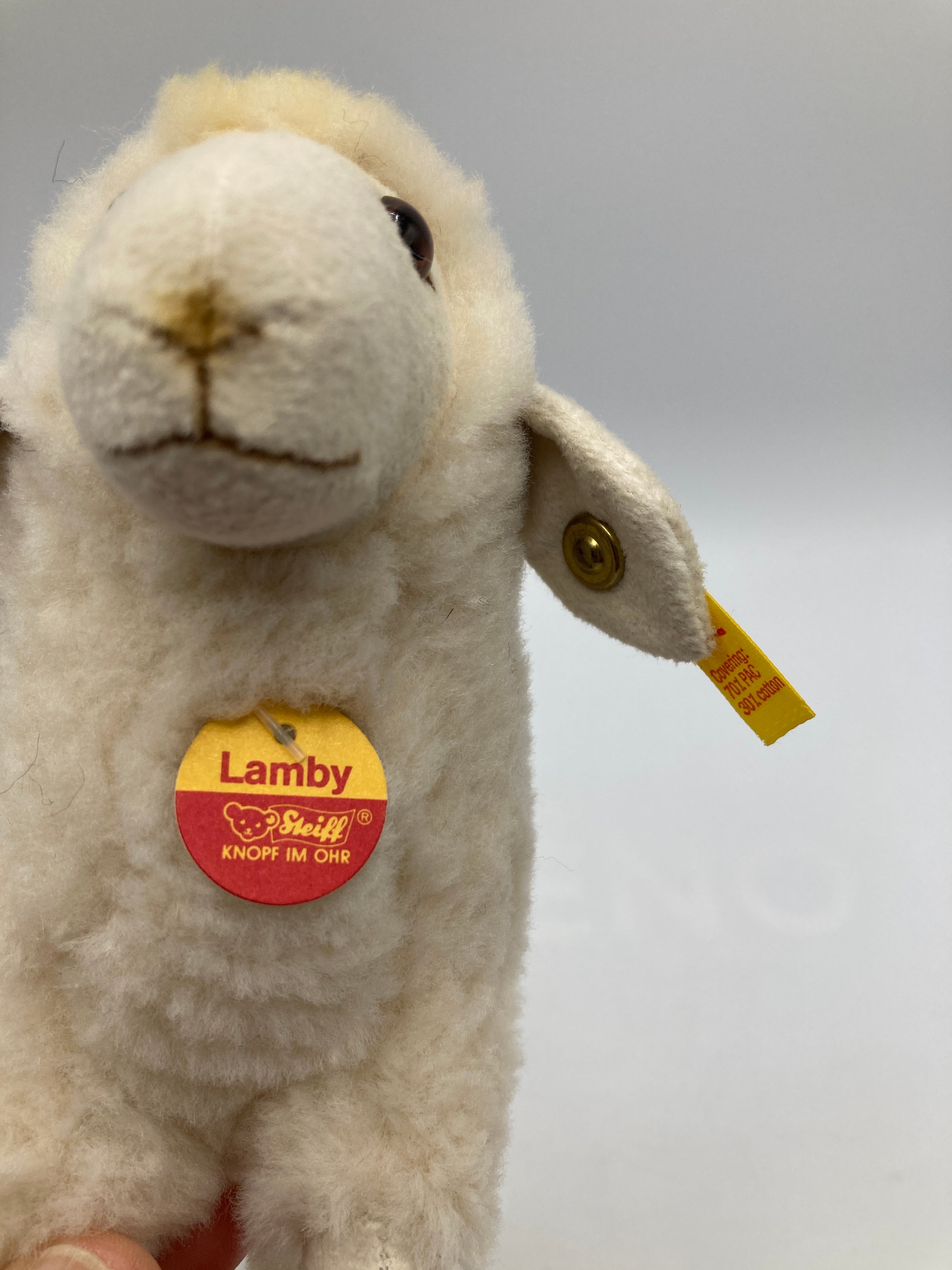 Steiff Soft Plush Lamby Lamb With All IDs | My Site
