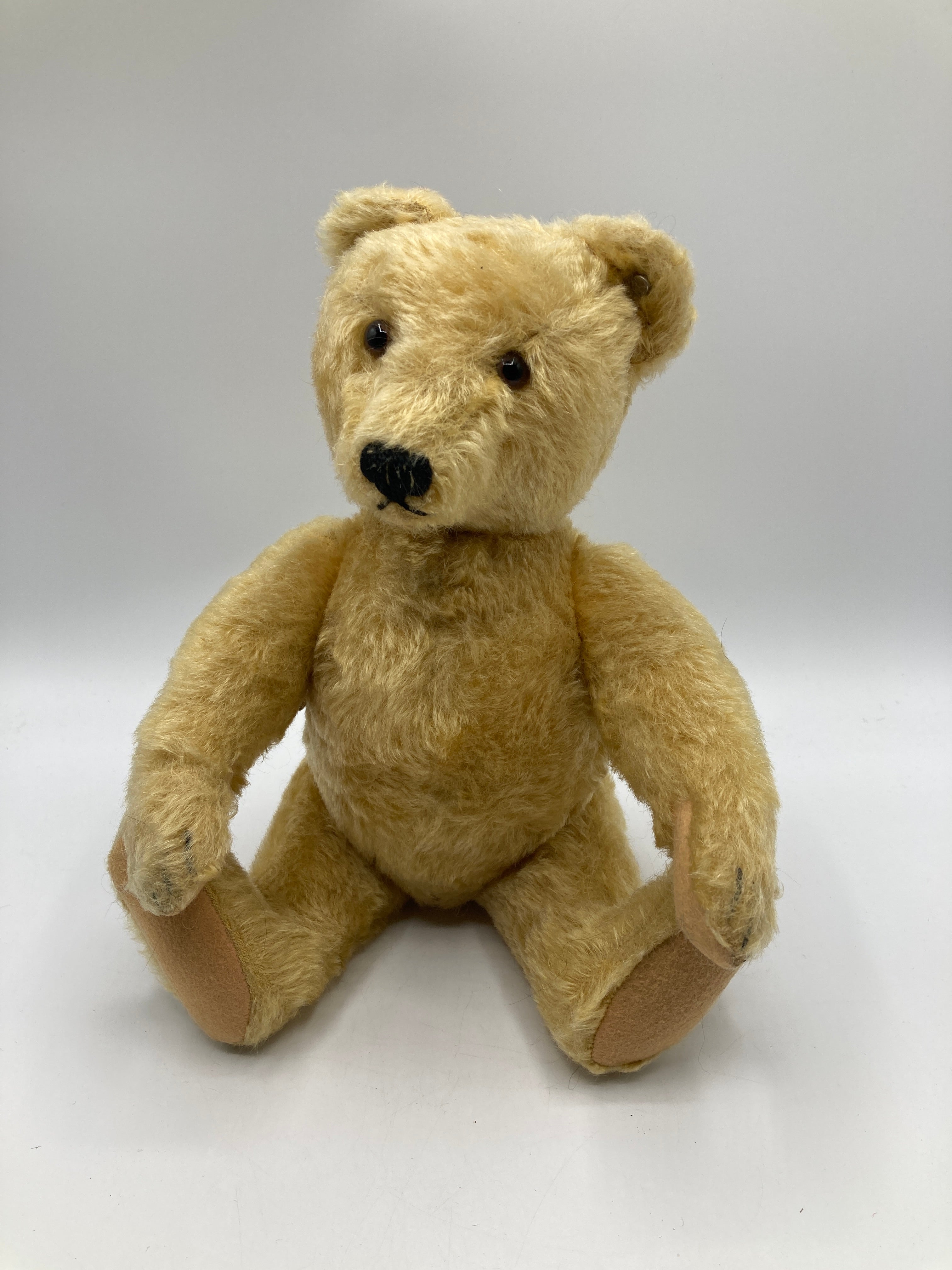 Steiff Medium Sized Blonde Midcentury Teddy Bear With IDs
