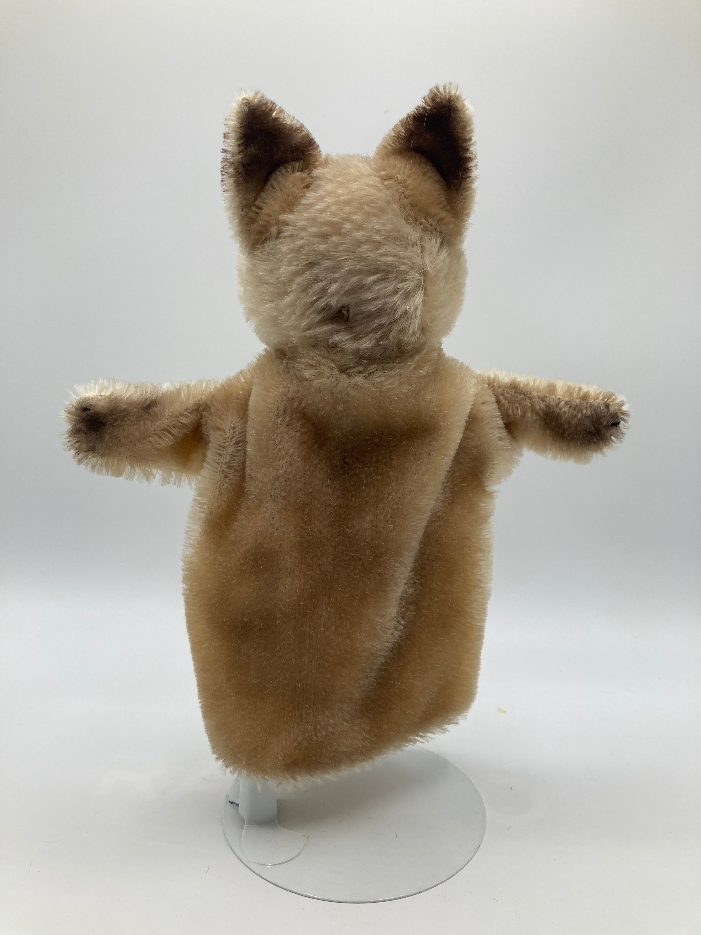 Steiff Loopy Wolf Mohair Puppet With All IDs | My Site