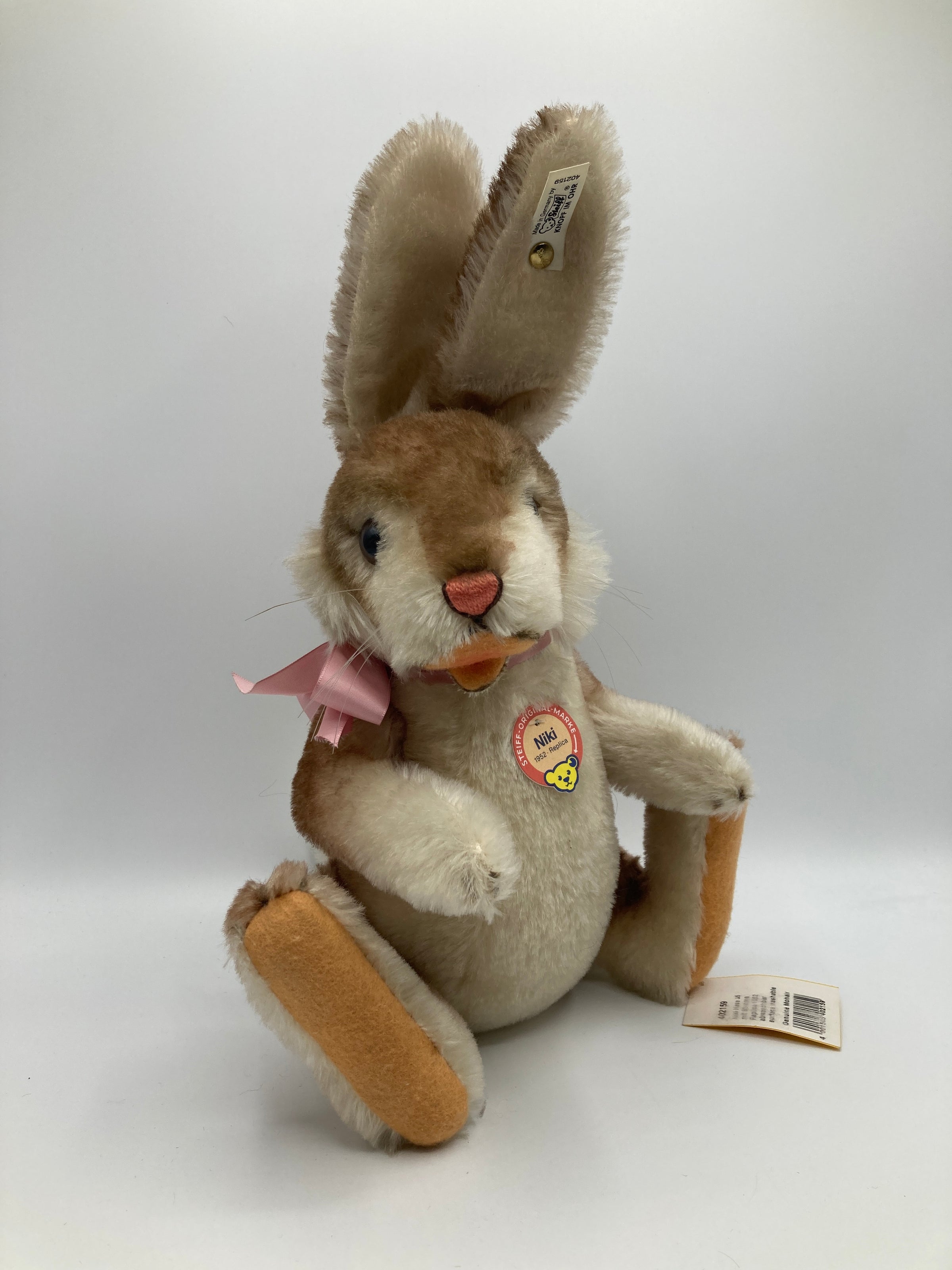 Steiff Niki Replica 1952 Limited Edition Rabbit With All IDs | My Site