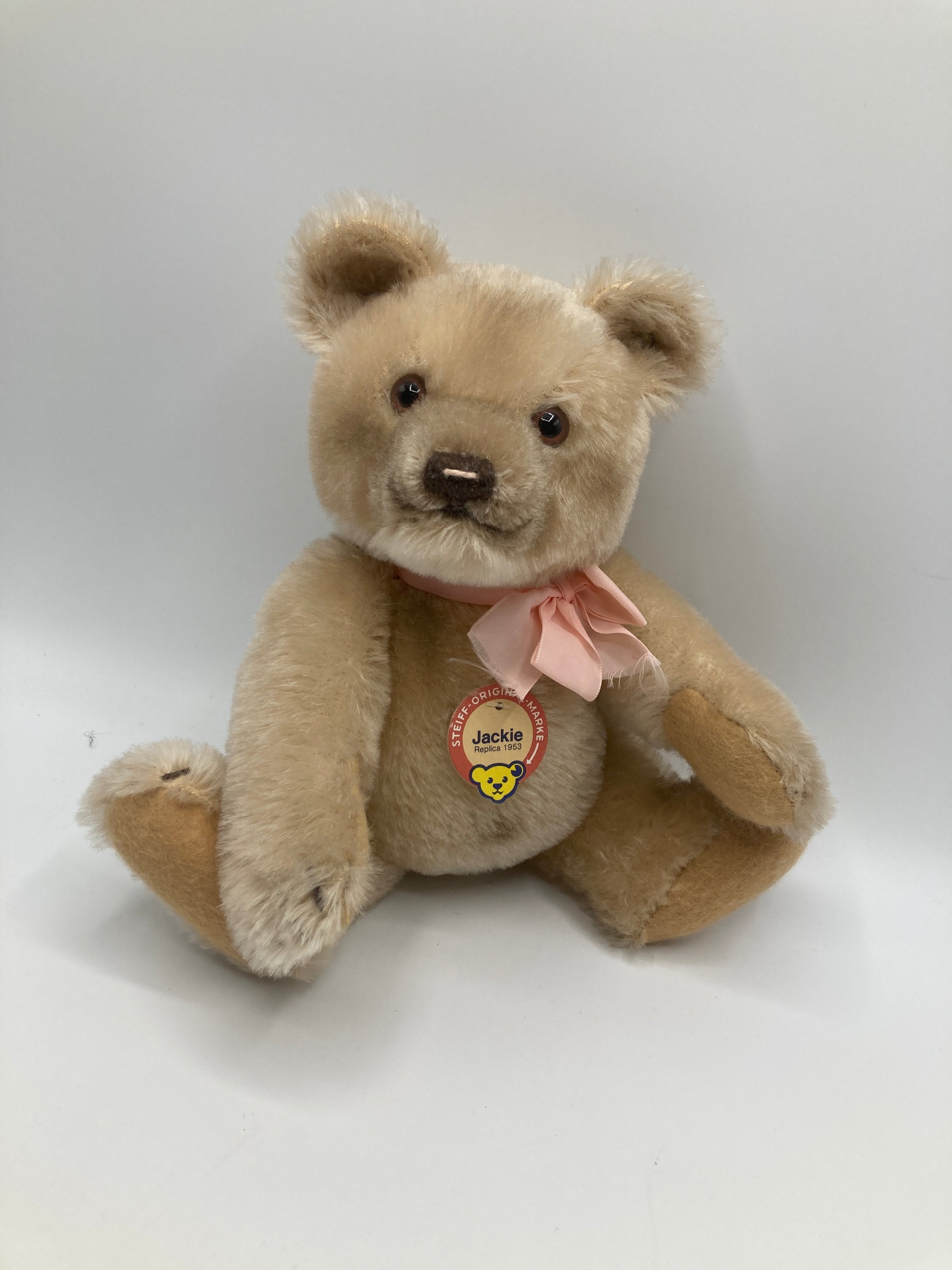 Steiff Mohair Medium Sized Jackie Teddy Bear Replica With IDs | My