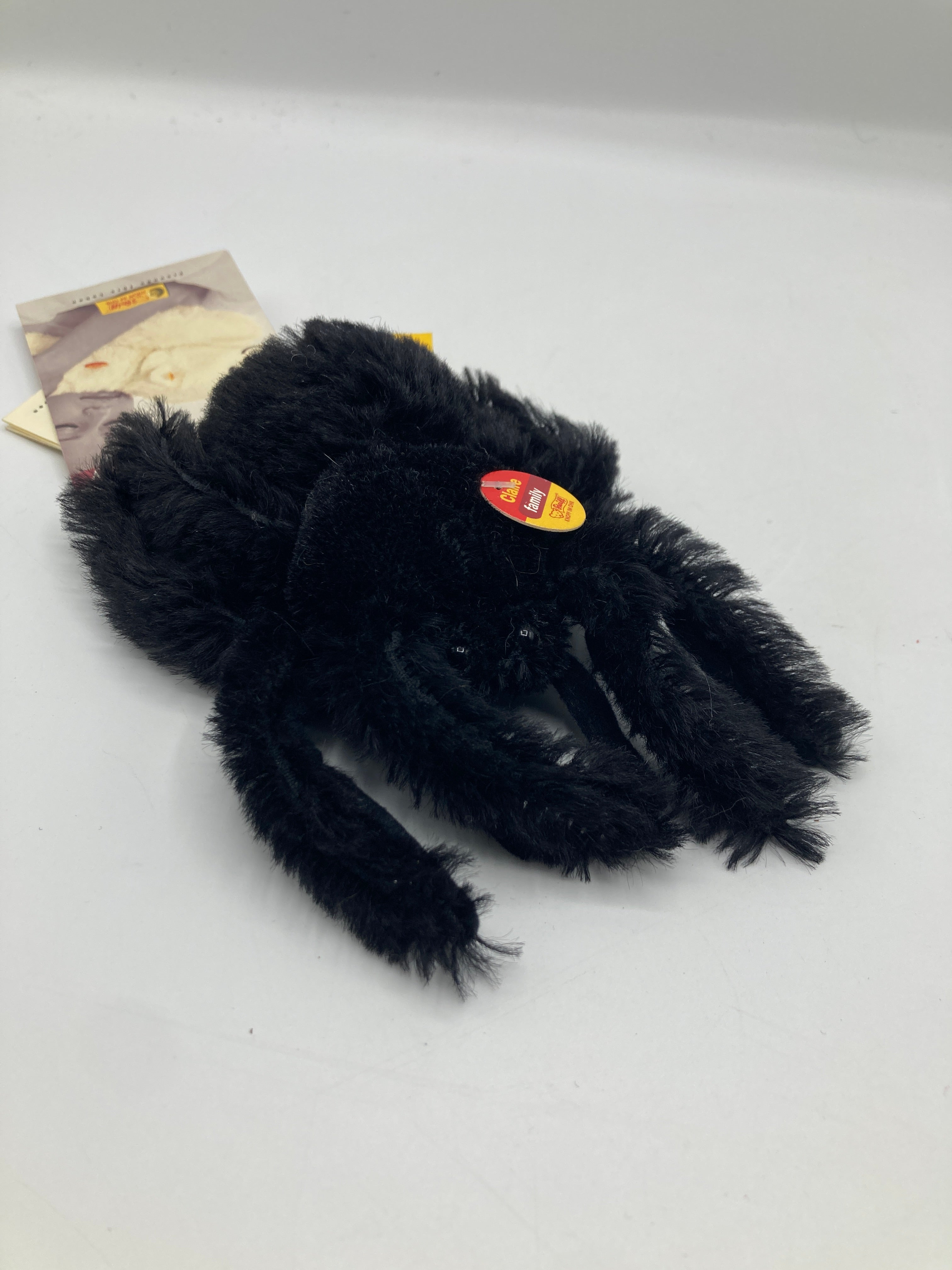 Steiff Black Mohair Claire Tarantula Spider With All IDs | My Site