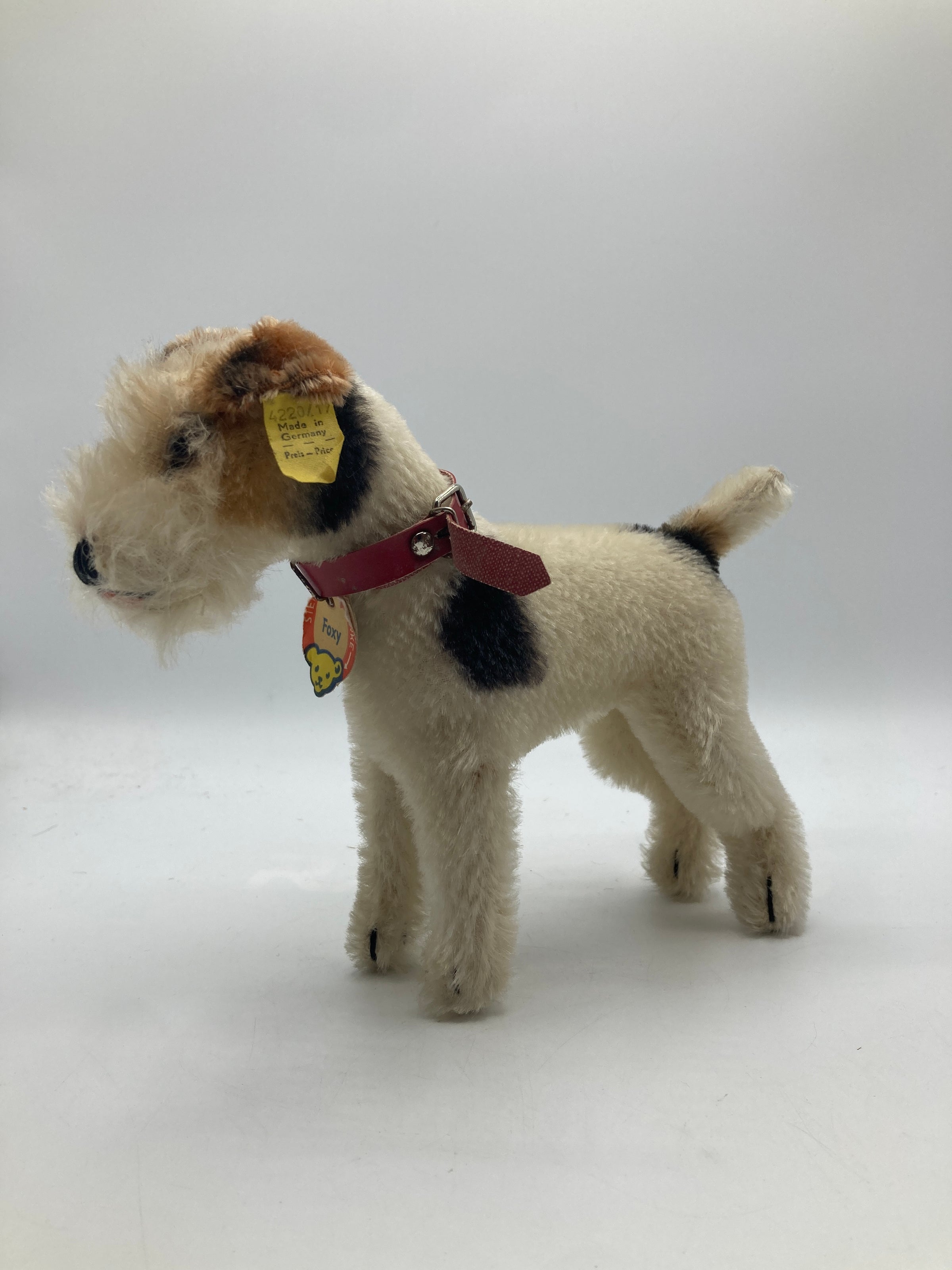 Steiff Medium Sized Foxy Fox Terrier Dog With All IDs | My Site