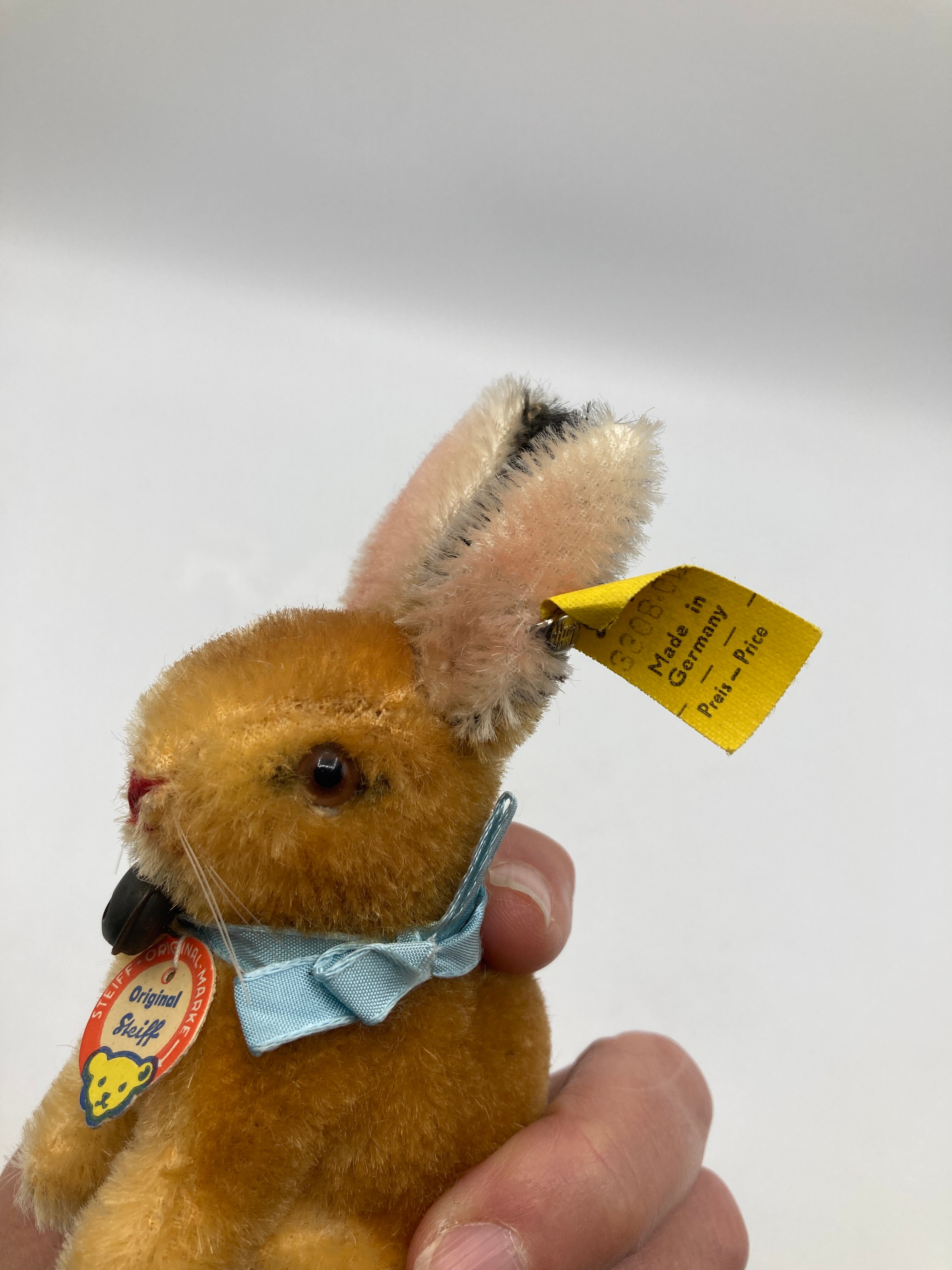 Steiff - シュタイフ★Sonny Rabbit 9cm★ソニーラビット/兎/うさぎ/バニー Steiff Smallest Mohair Sonny Bunny Rabbit With All IDs | My Site