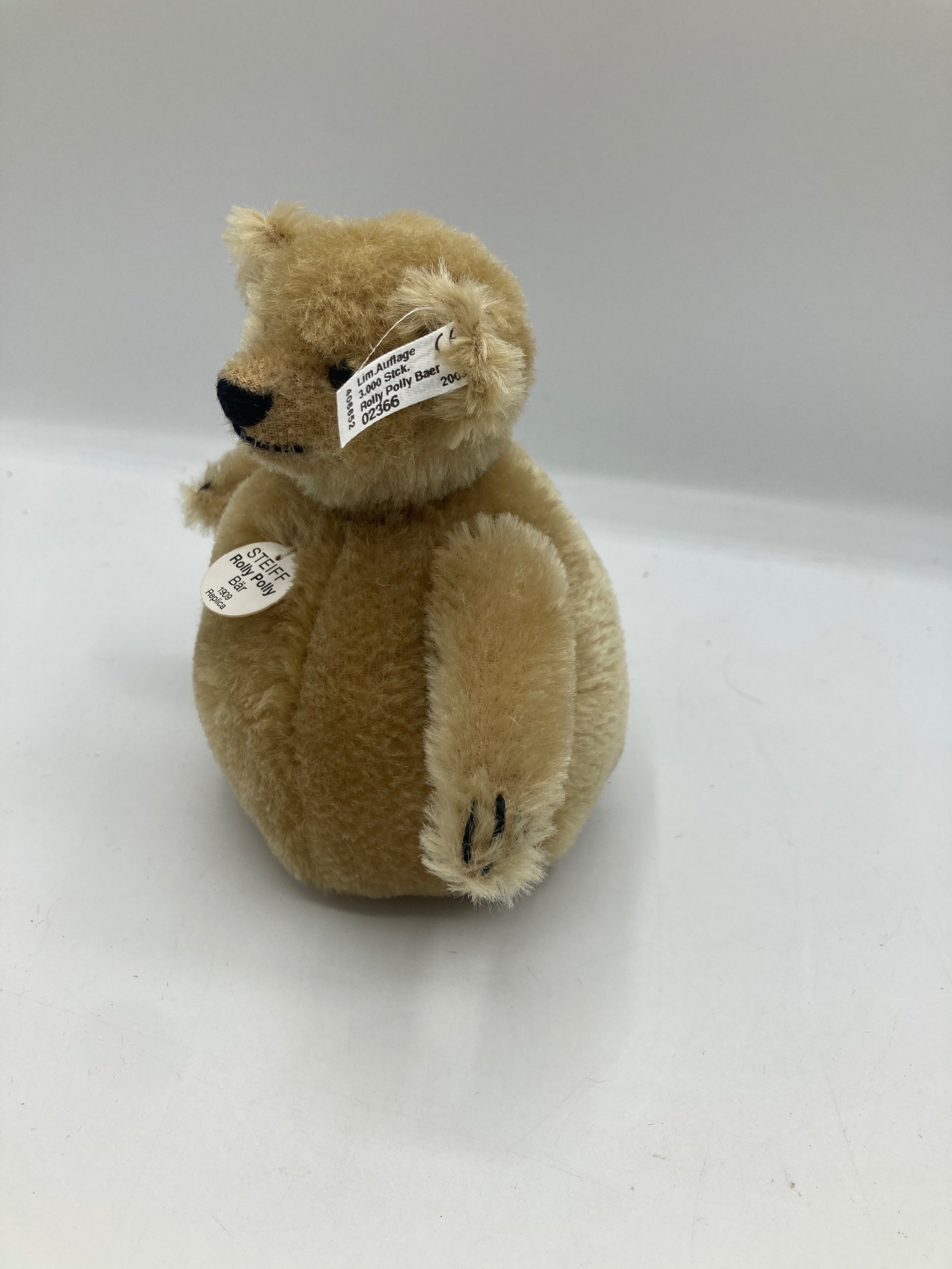 Steiff Replica Roly Poly Teddy Bear With All IDs | My Site