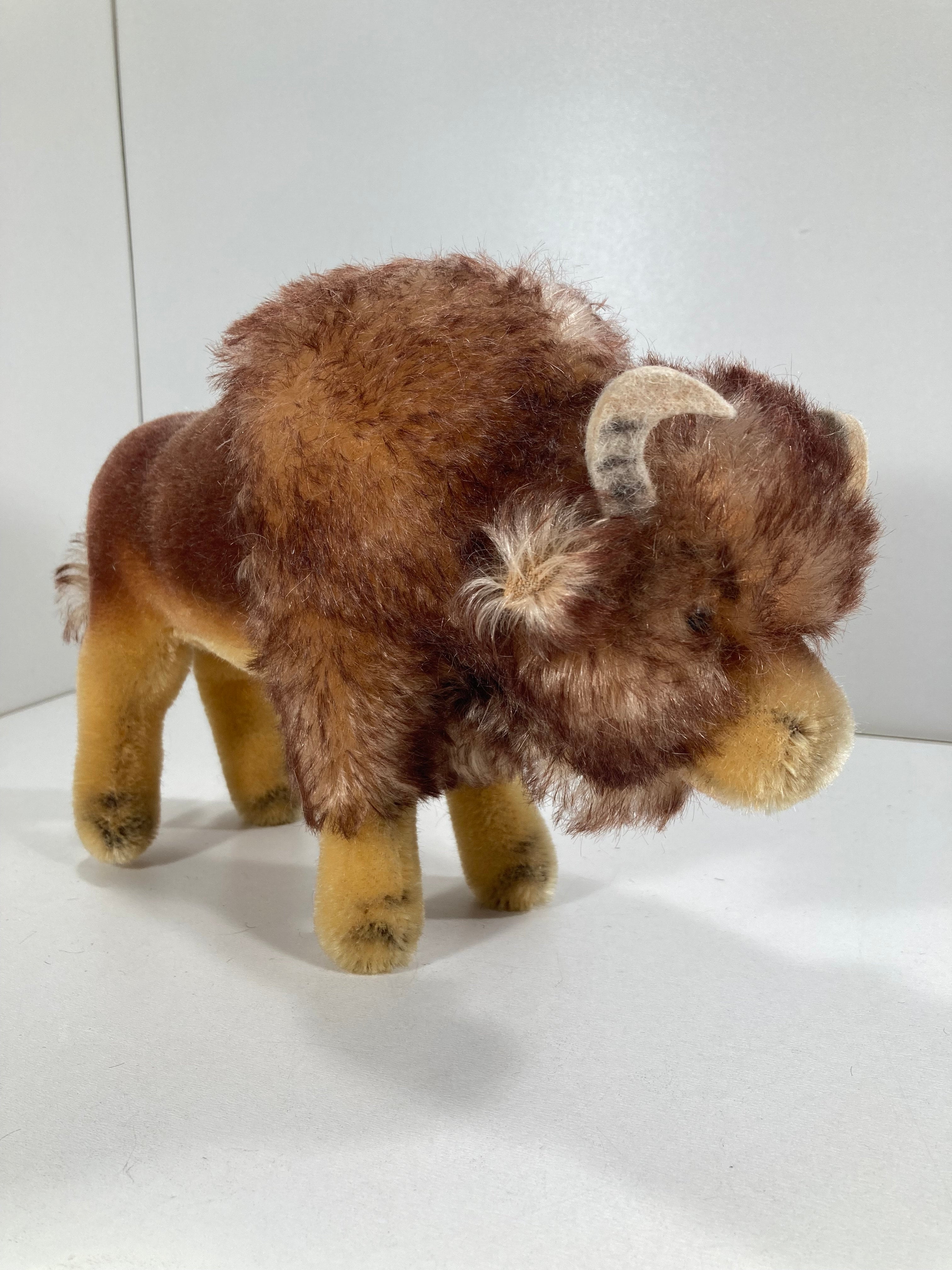 Steiff - シュタイフ★Bison 17cm★バイソン★1960年代ビンテージ★Steiff Sale Priced- Steiff Vintage Antique Bison Buffalo Western