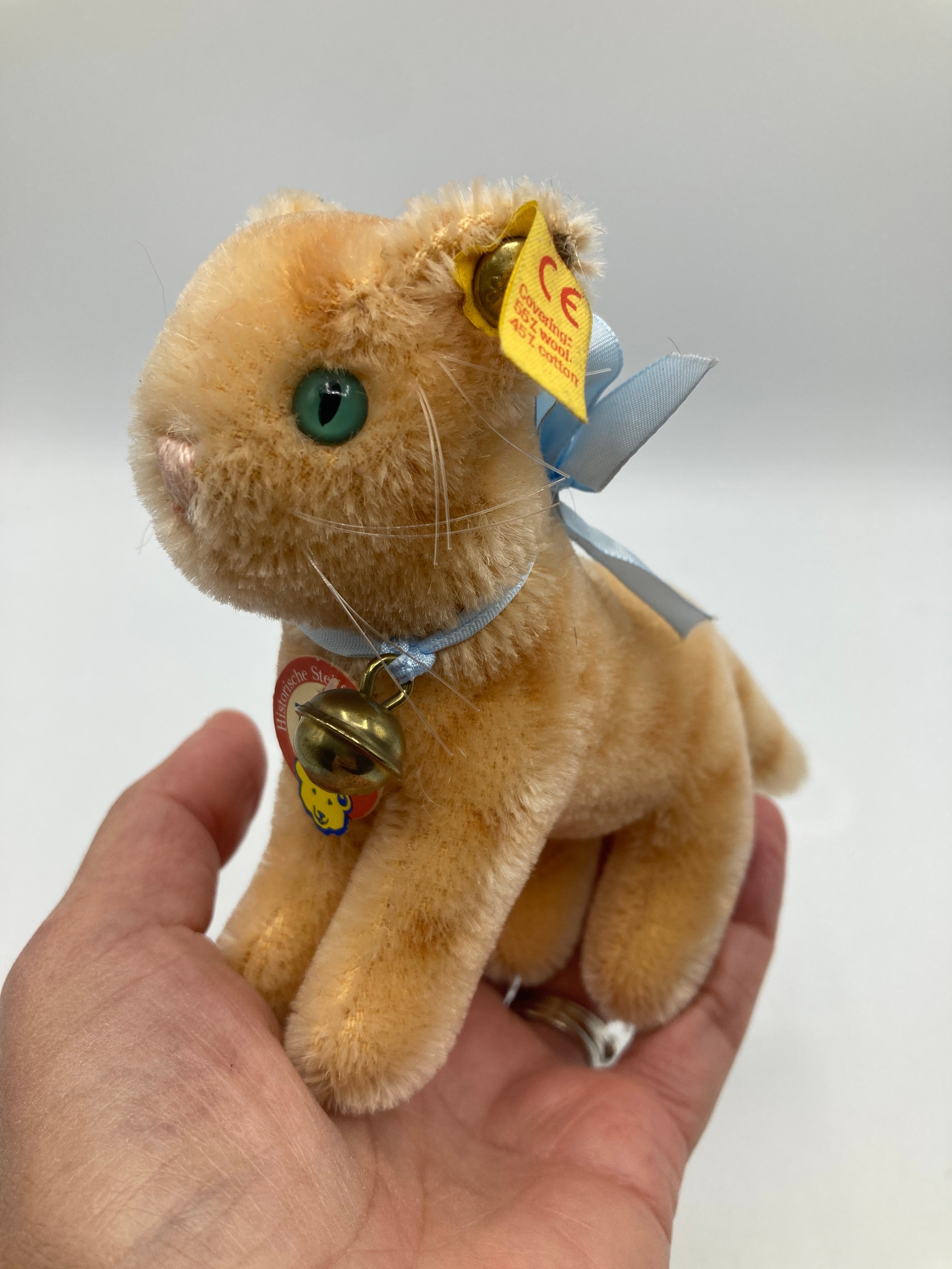 Steiff Replica Tabby Cat 1929 With All IDs | My Site