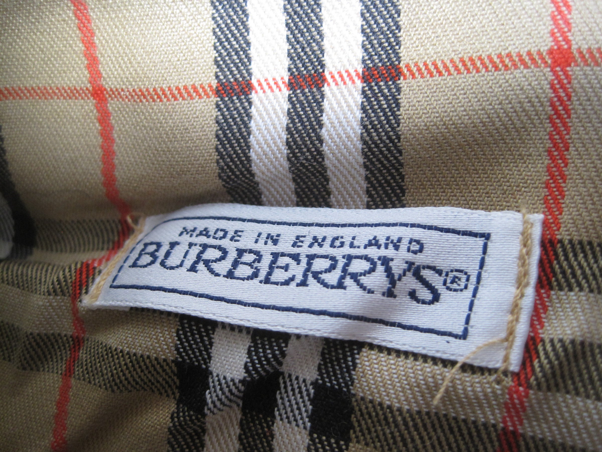 Burberry Teddy Bear Made in England With Complete Burberry Plaid