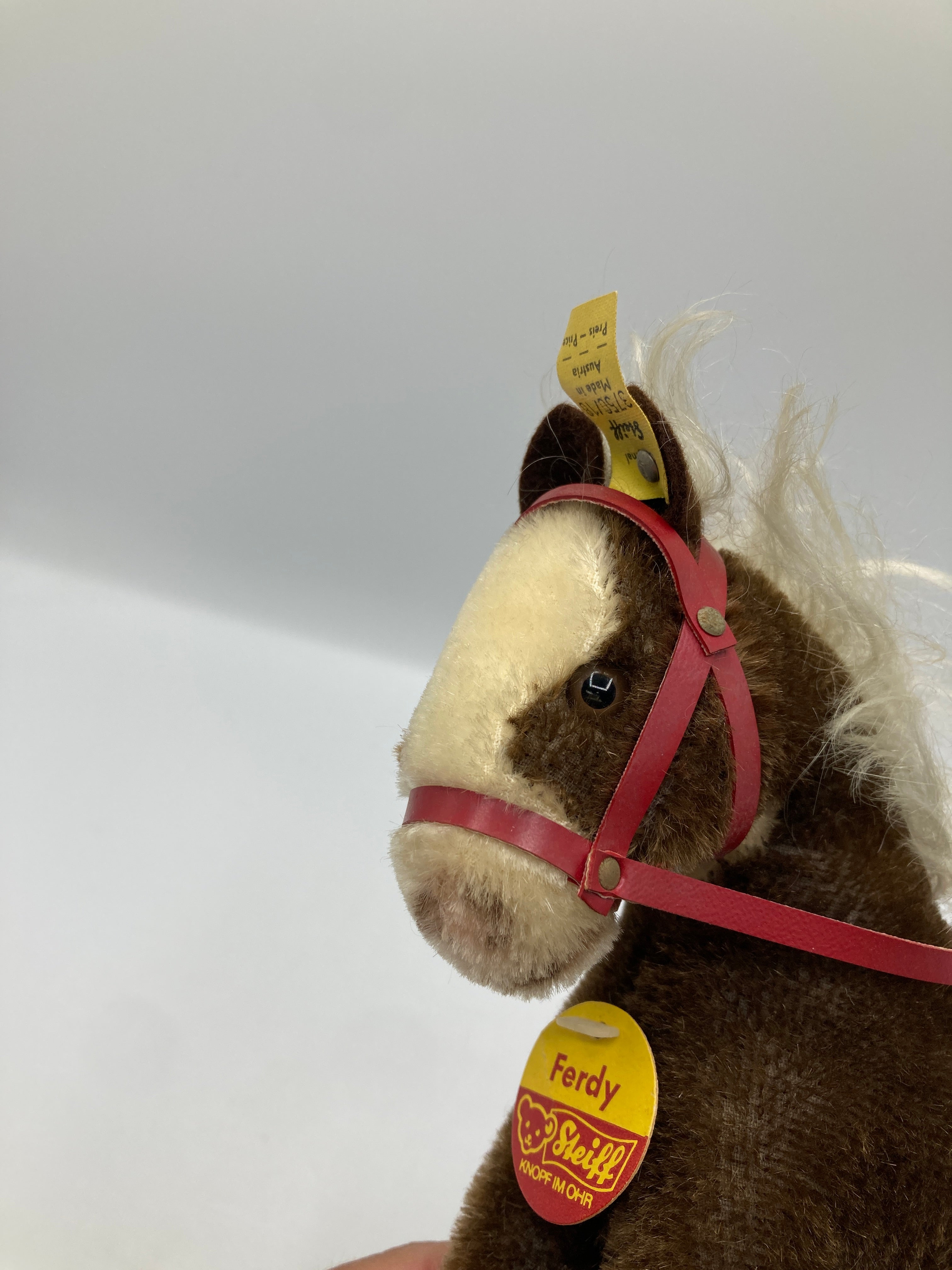 Steiff Smallest Mohair Ferdy Play Horse With All IDs | My Site