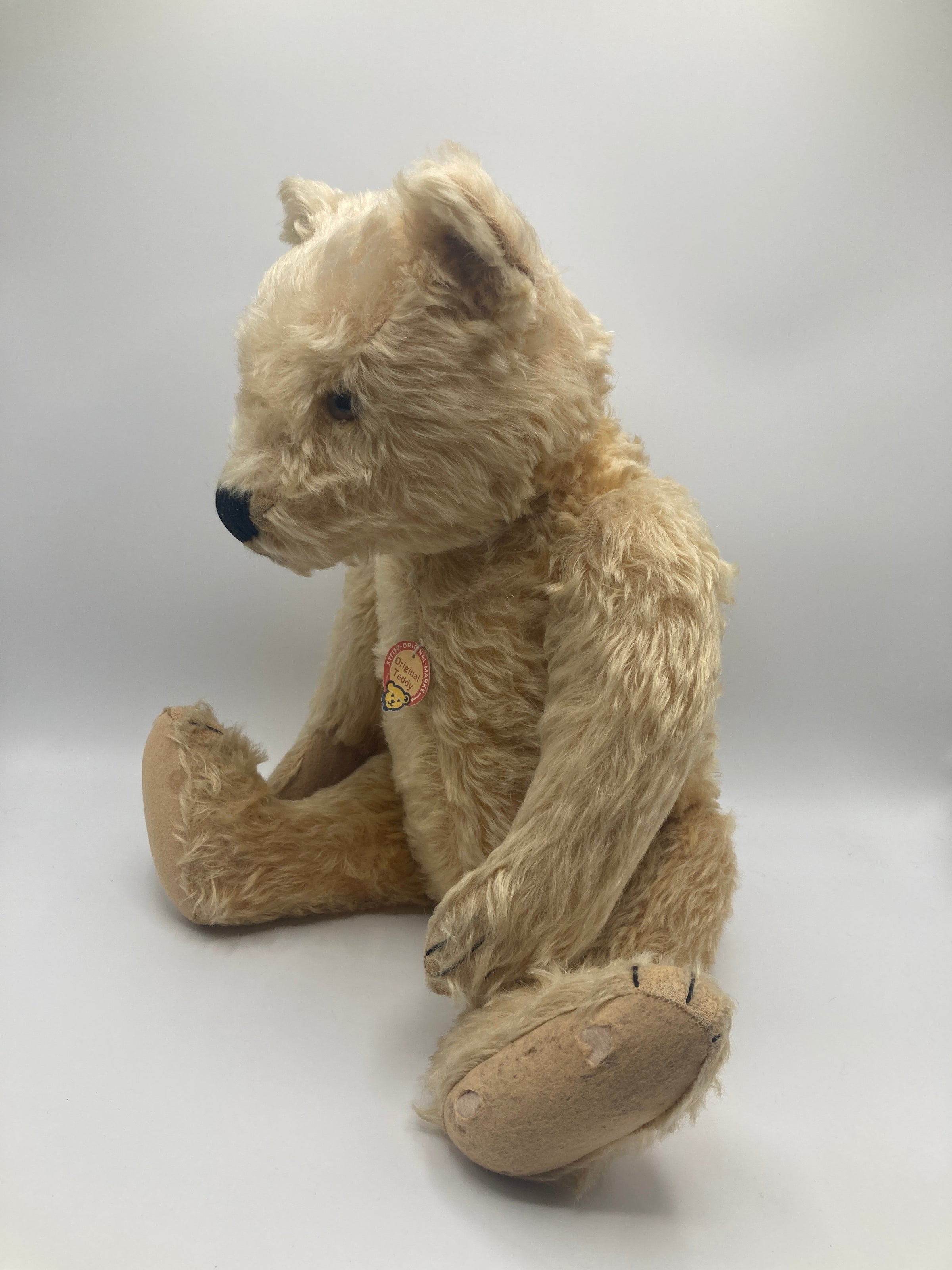 Steiff Large Blonde Midcentury Original Teddy Bear With ID | My Site