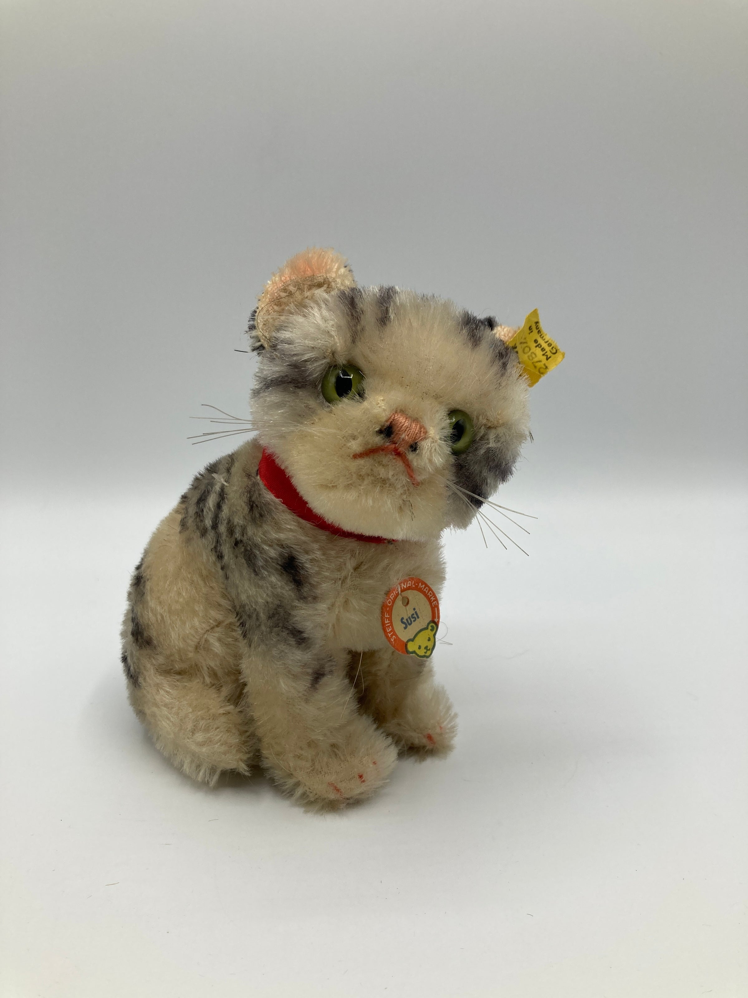 激安ショップ 食品 Steiff Medium Site My | IDs All With Cat Susi Sitting アンティーク雑貨