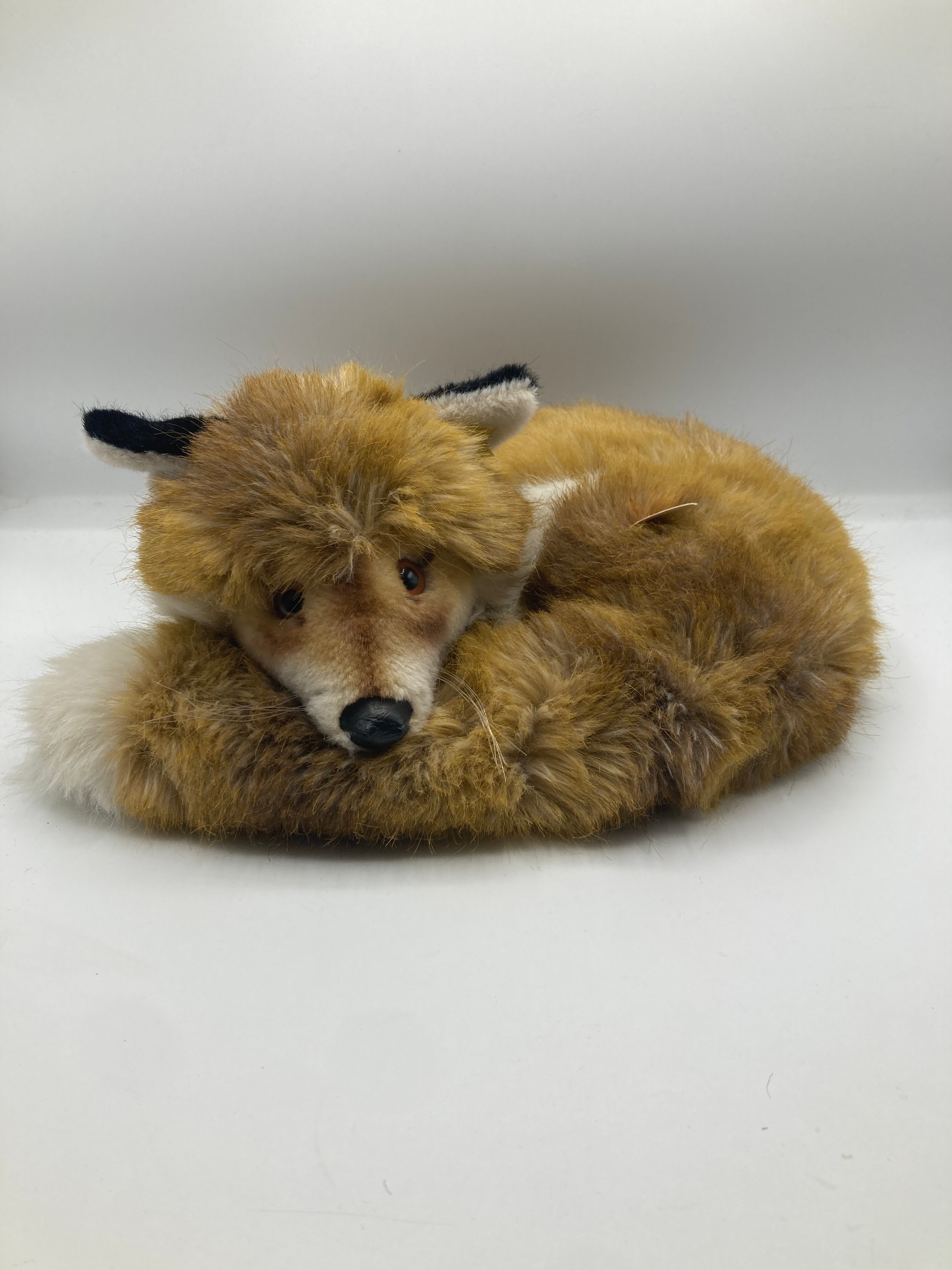 Steiff's Soft Plush Curled Up Fuzzy Fox With All IDs | My Site