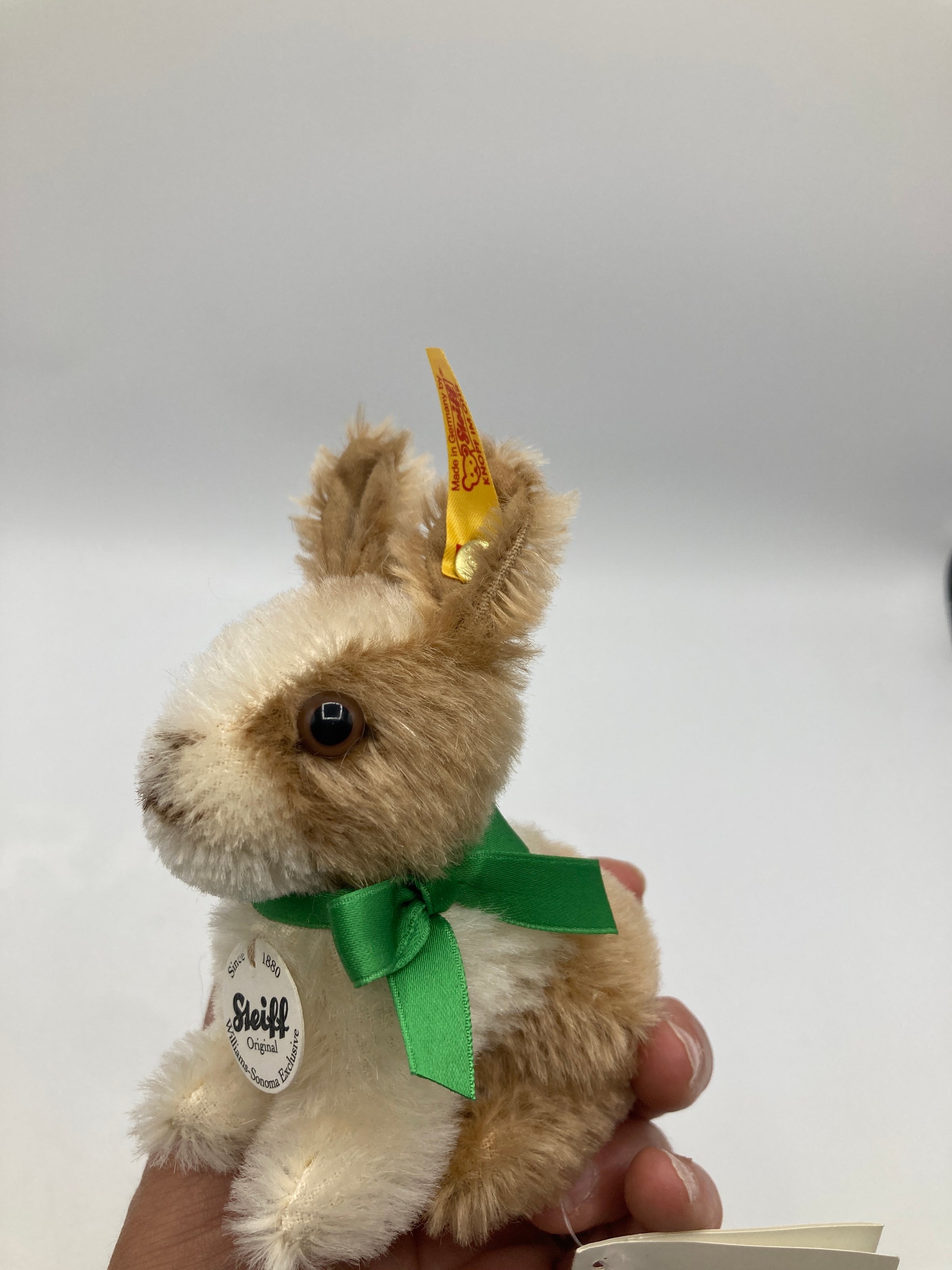 Steiff Mohair Dutch Rabbit Exclusive For Williams Sonoma With All