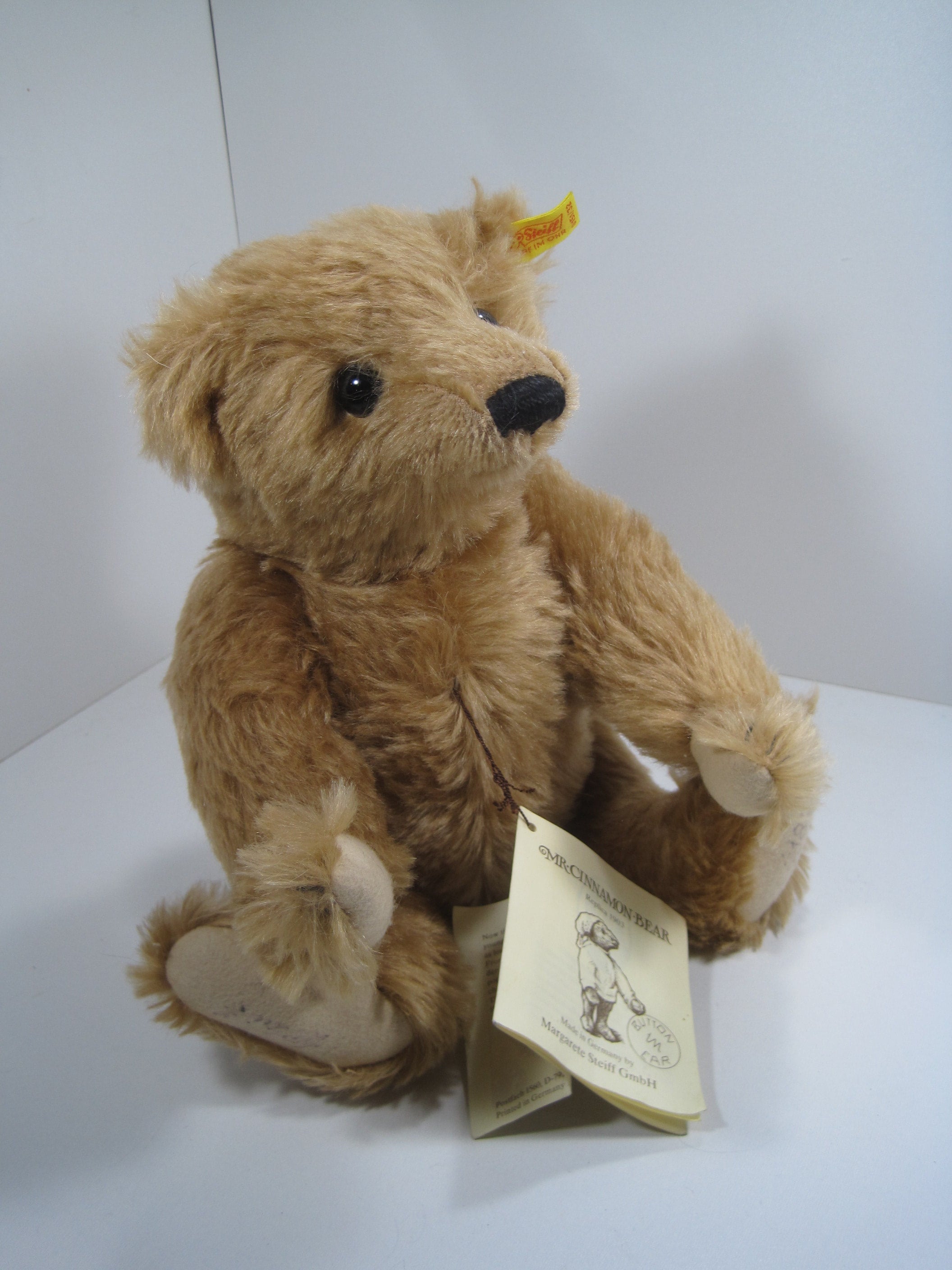 Steiff Mr. Cinnamon Mohair Bear With All IDs | My Site