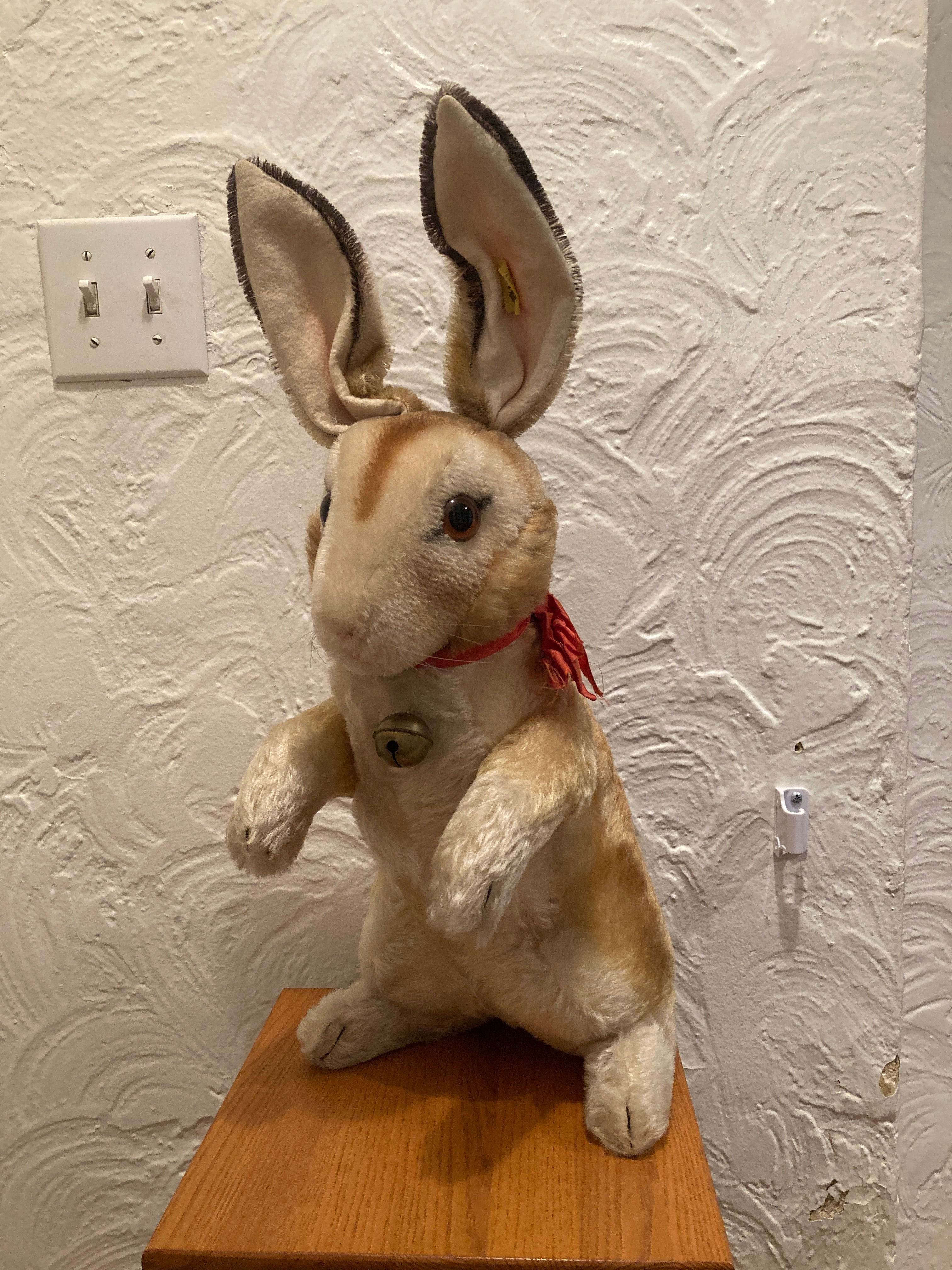 Large Steiff Rabbit Steiff Very Large Early Midcentury Begging Rabbit With IDs And Full ...