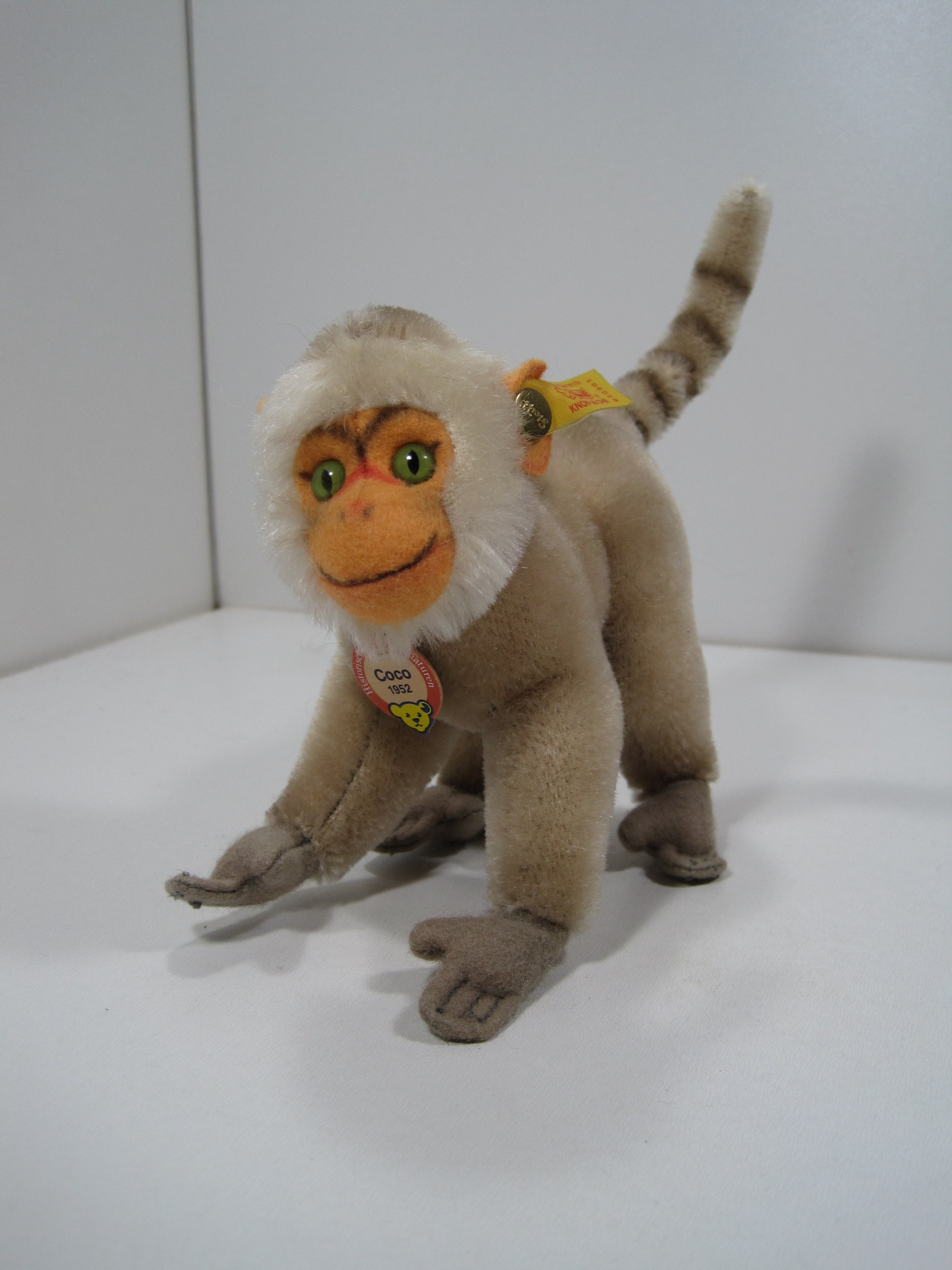Steiff Mohair Coco Baboon 1952 Replica With All IDs | My Site