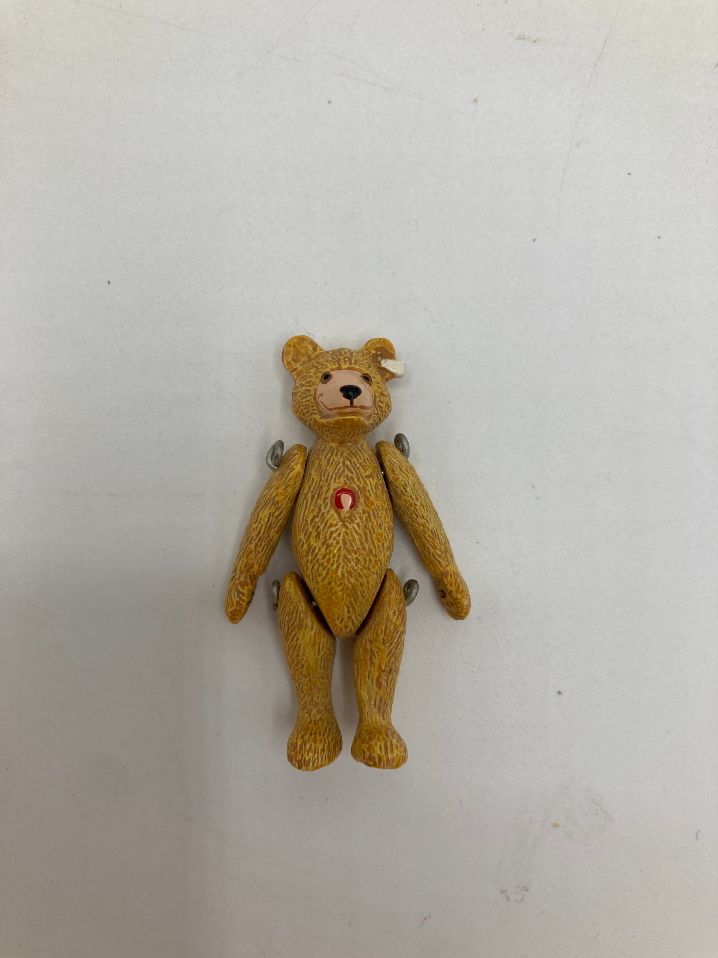 Steiff Teeny Tiny Jointed Pewter Miniature Dicky Bear | My Site
