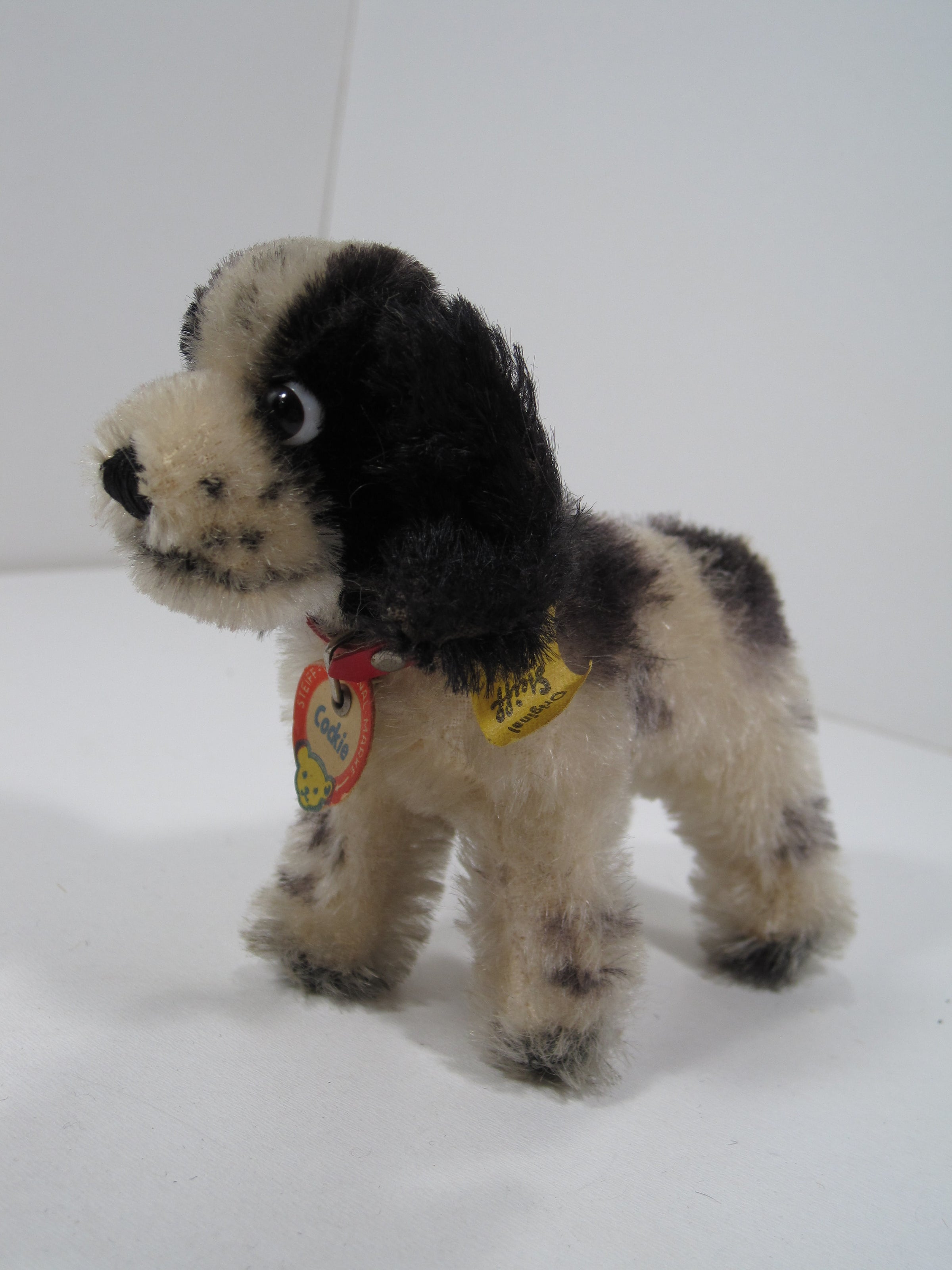Steiff Smallest Standing Black And White Cockie Cocker Spaniel