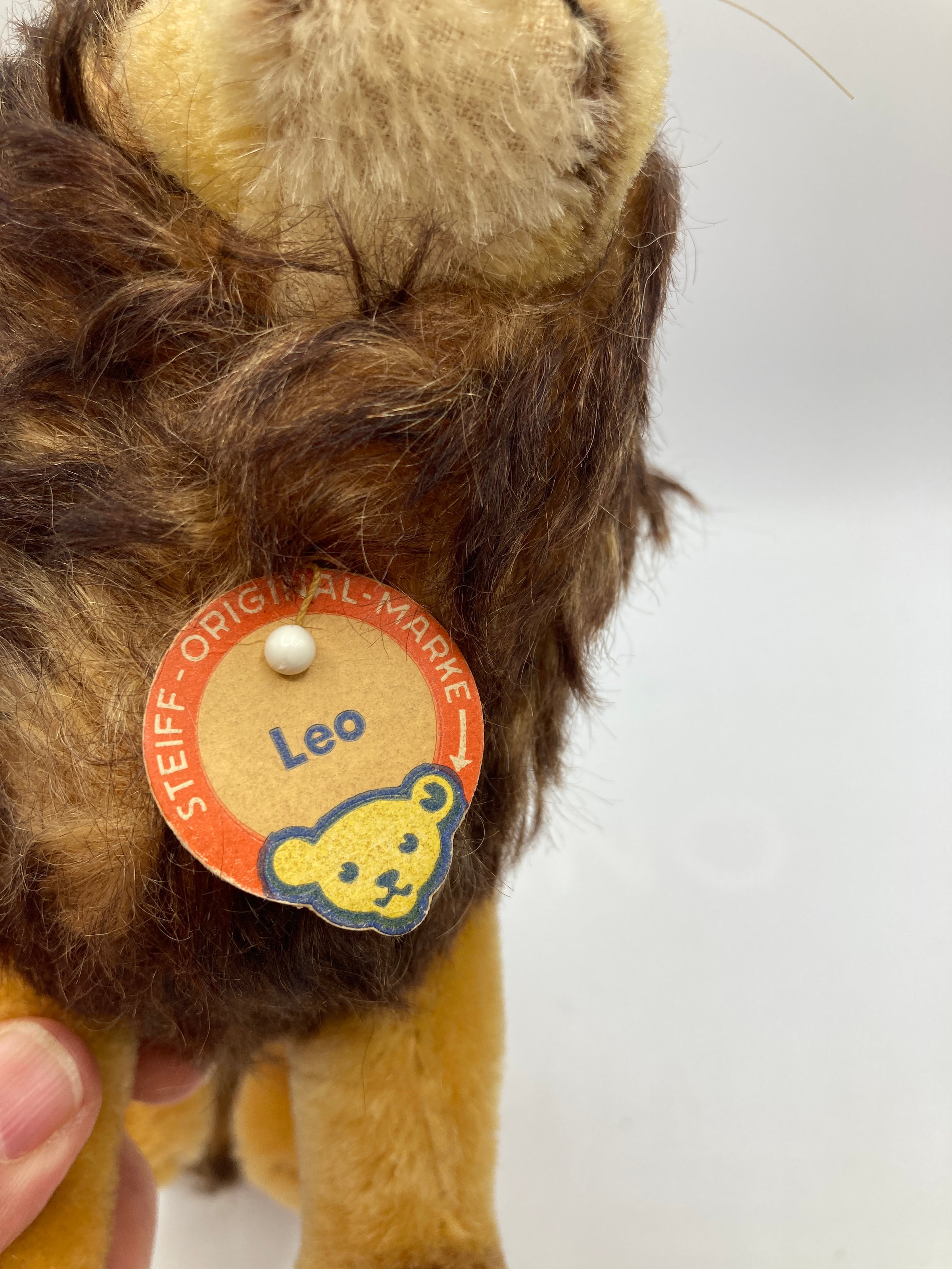 Steiff Medium Sized Standing Leo Lion With All IDs | My Site