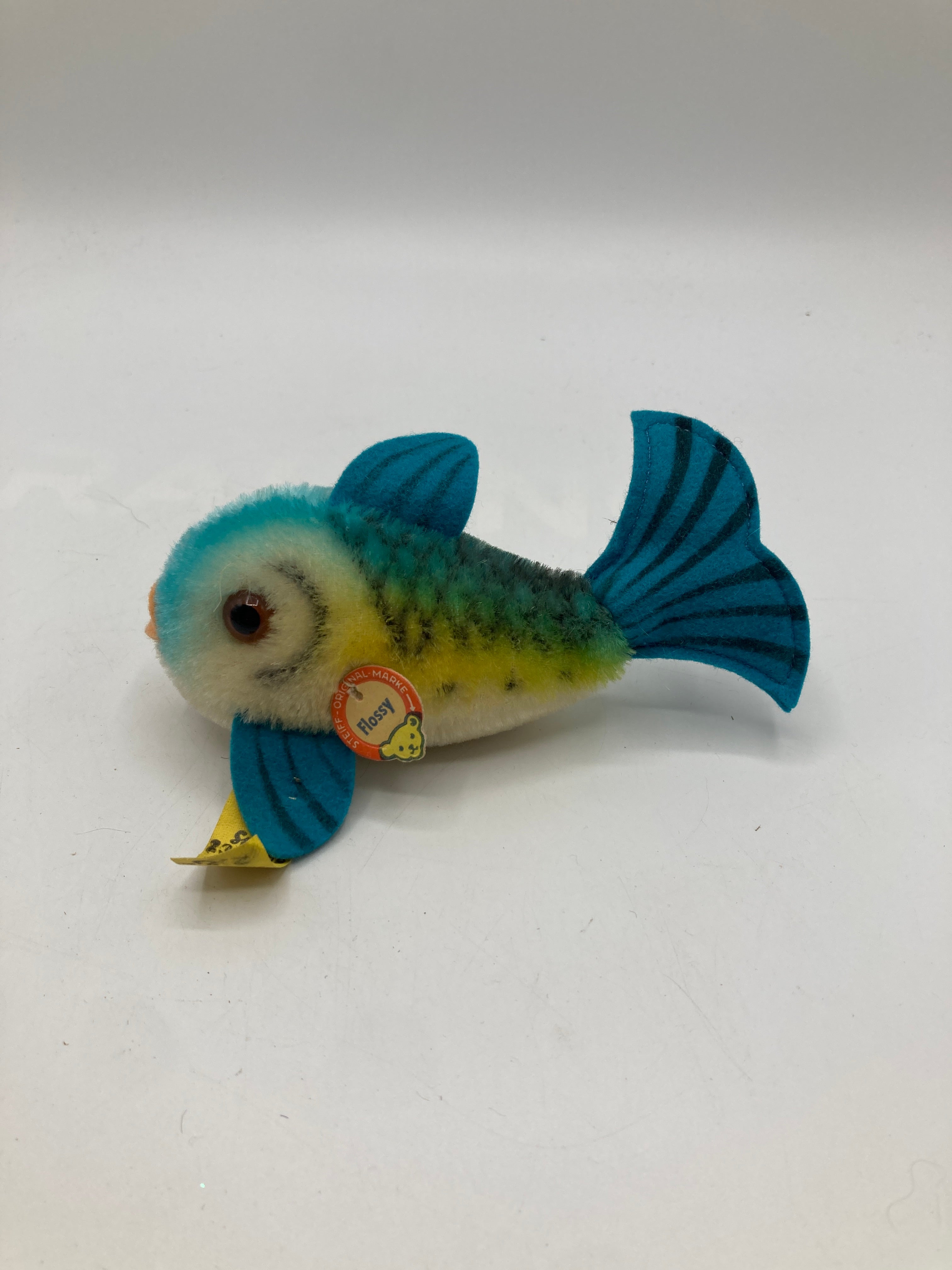 Steiff Smallest Blue Flossy Fish With All IDs | My Site