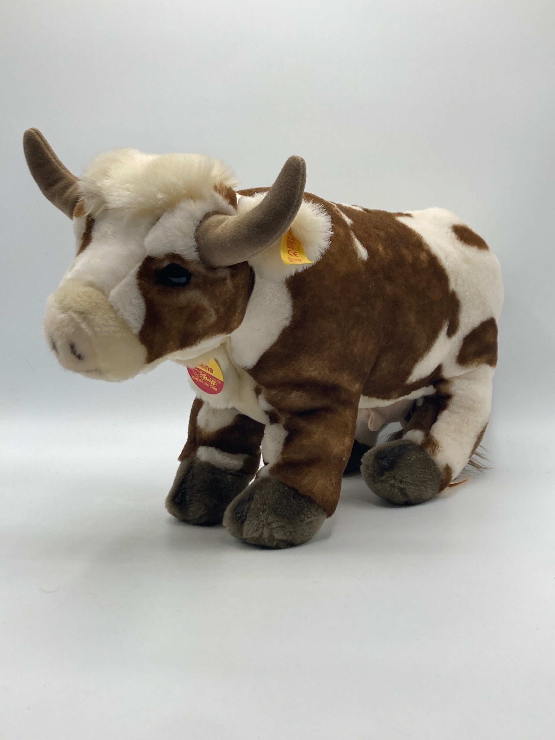 Steiff Soft Plush Lena Cow With All IDs | My Site