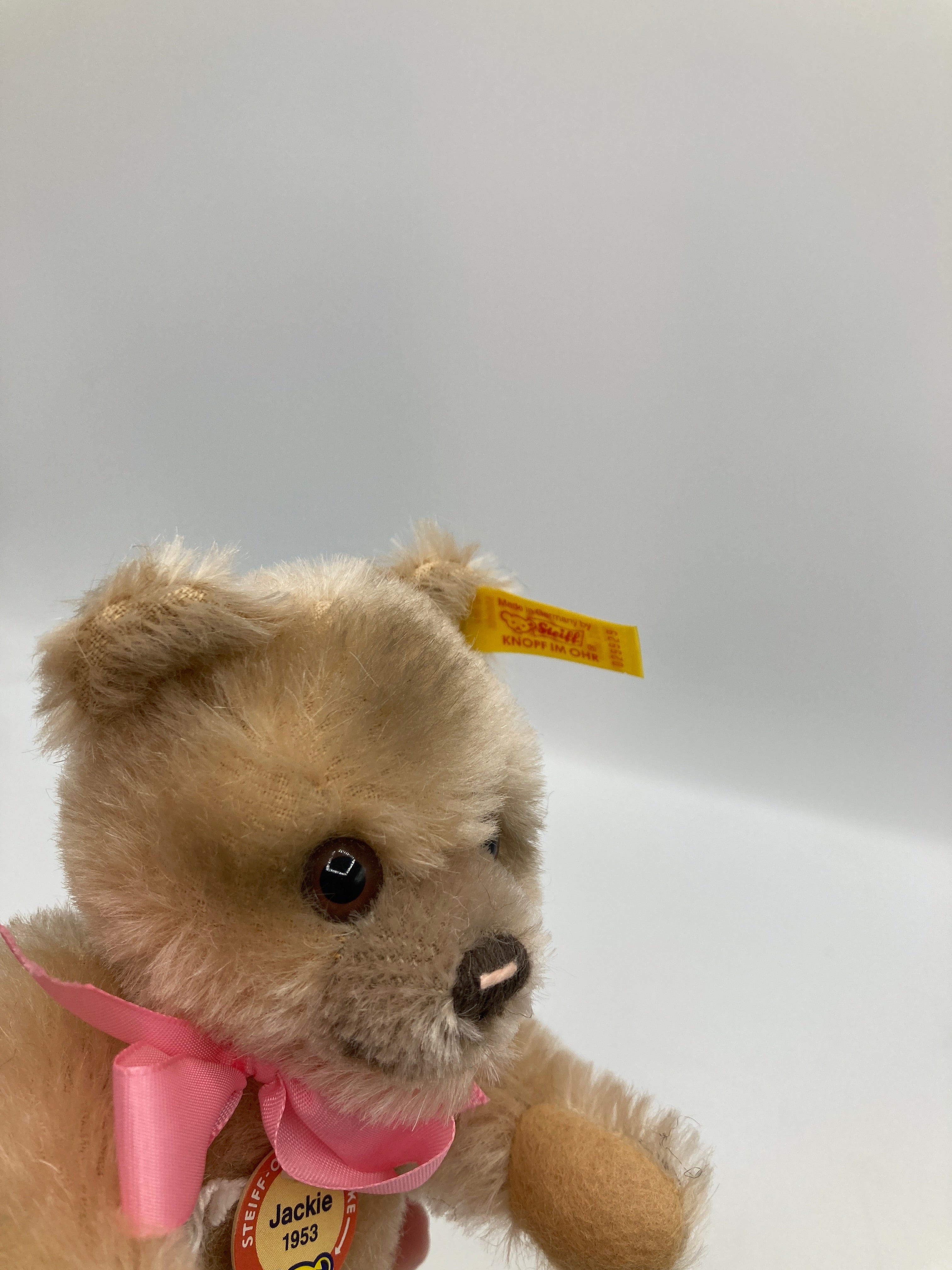 Steiff Mohair Jackie Teddy Bear Replica With All IDs | My Site