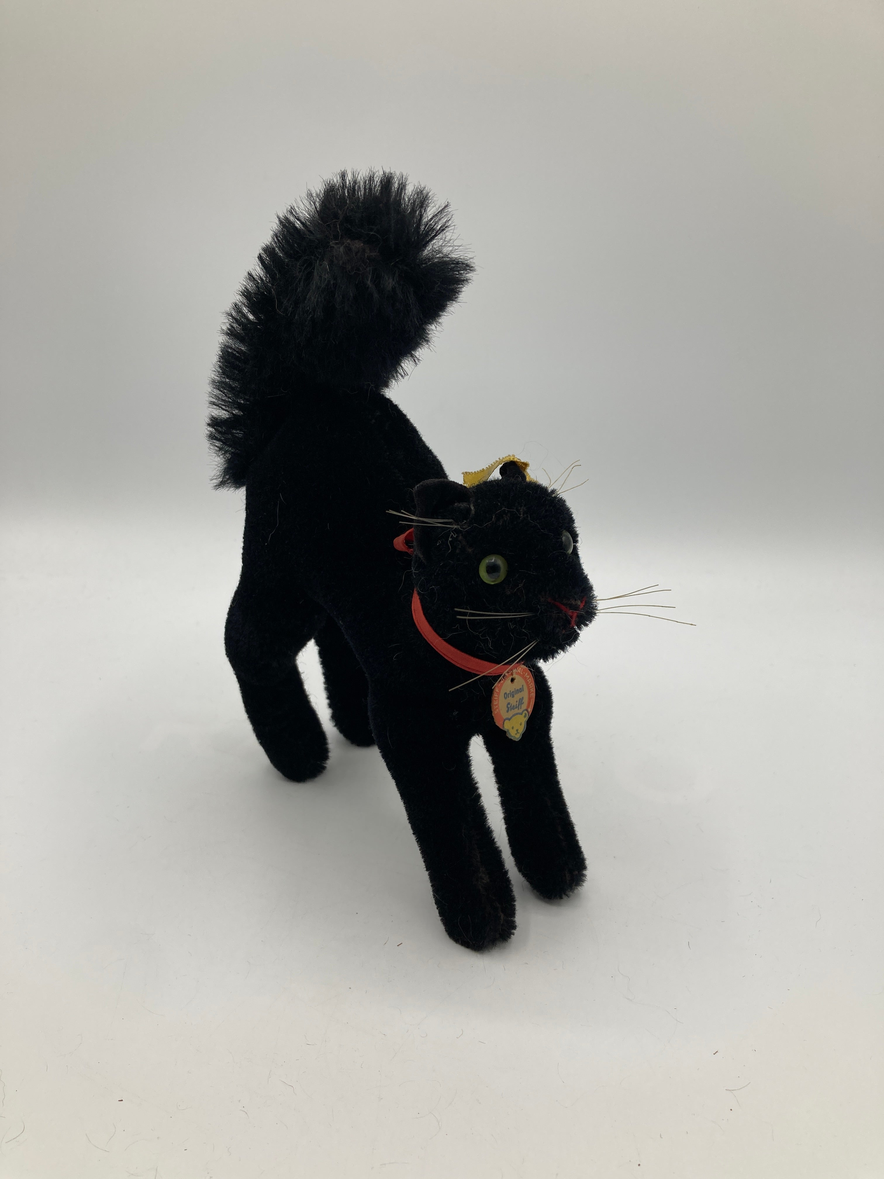 アンティーク　シュタイフ社 Black Tom Cat All IDs Steiff Medium Black Tom Cat With All IDs | My Site