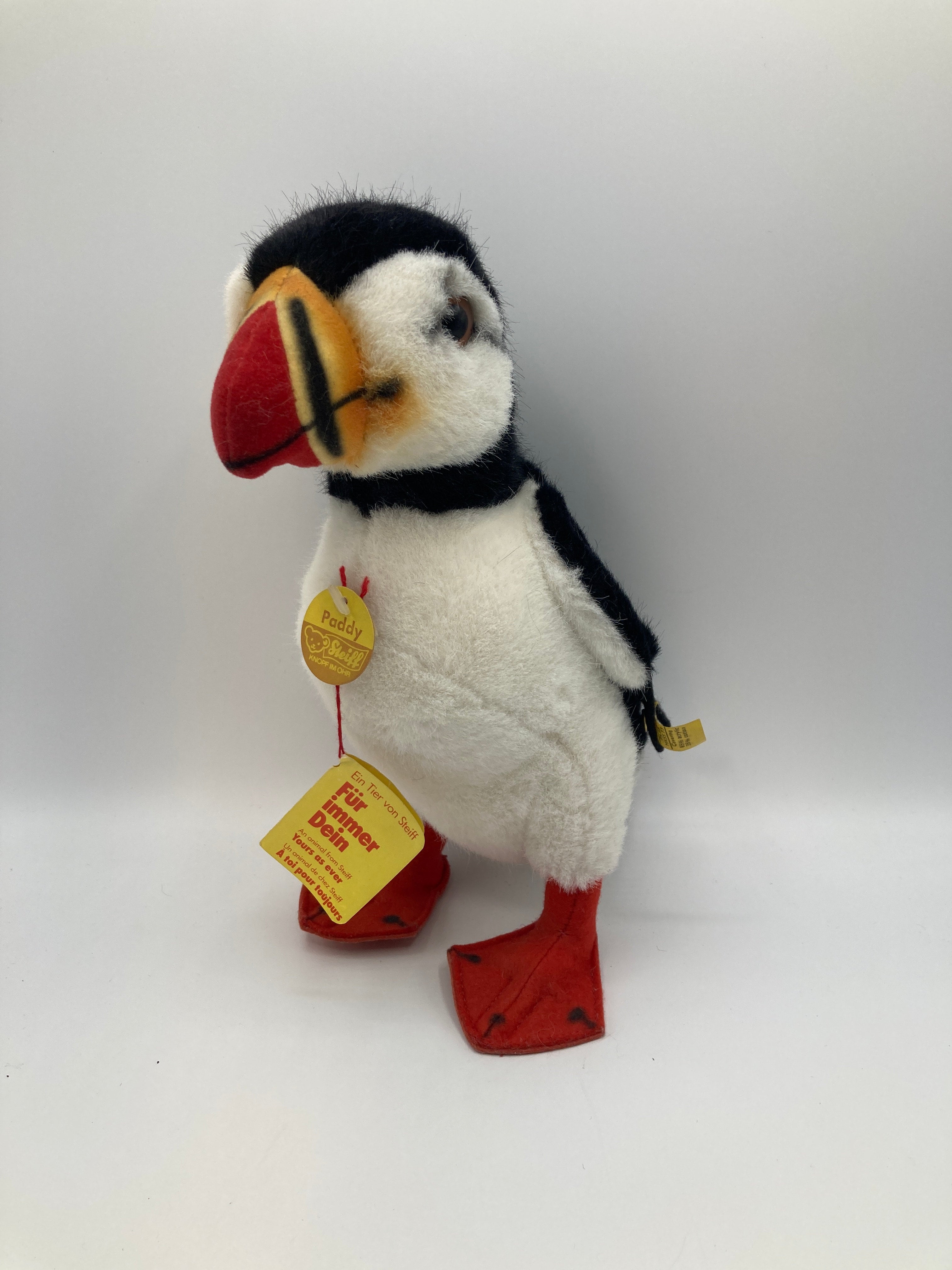 パフィン様 Steiff Studio Display Paddy Puffin Bird With All IDs | My Site