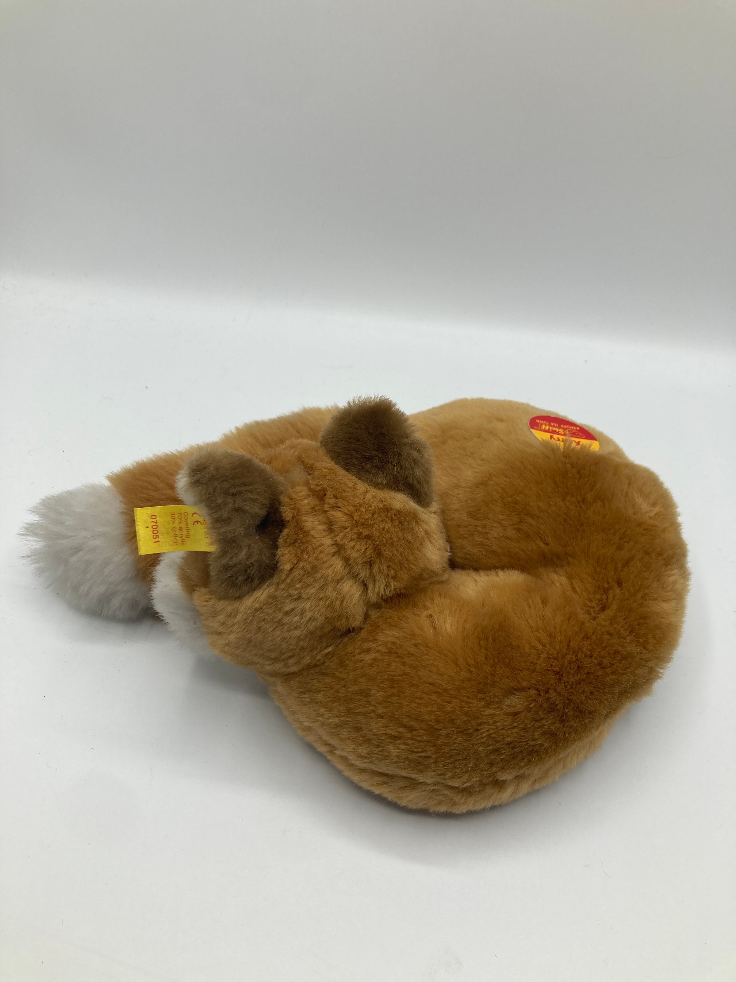 Steiff's Soft Plush Curled Up Xorry Fox With All IDs | My Site