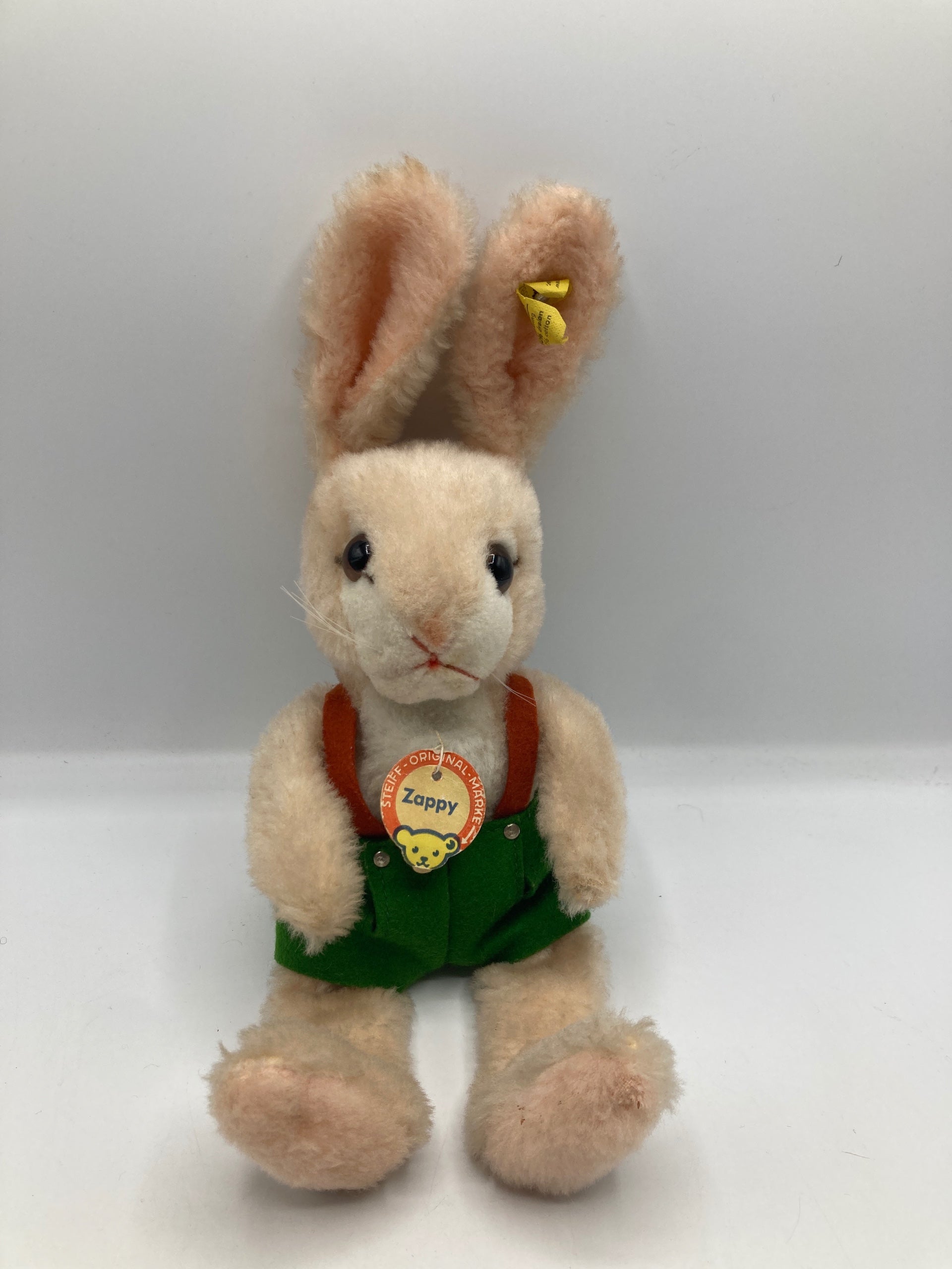 Steiff Very Rare Dressed Zappy Rabbit With All IDs | My Site