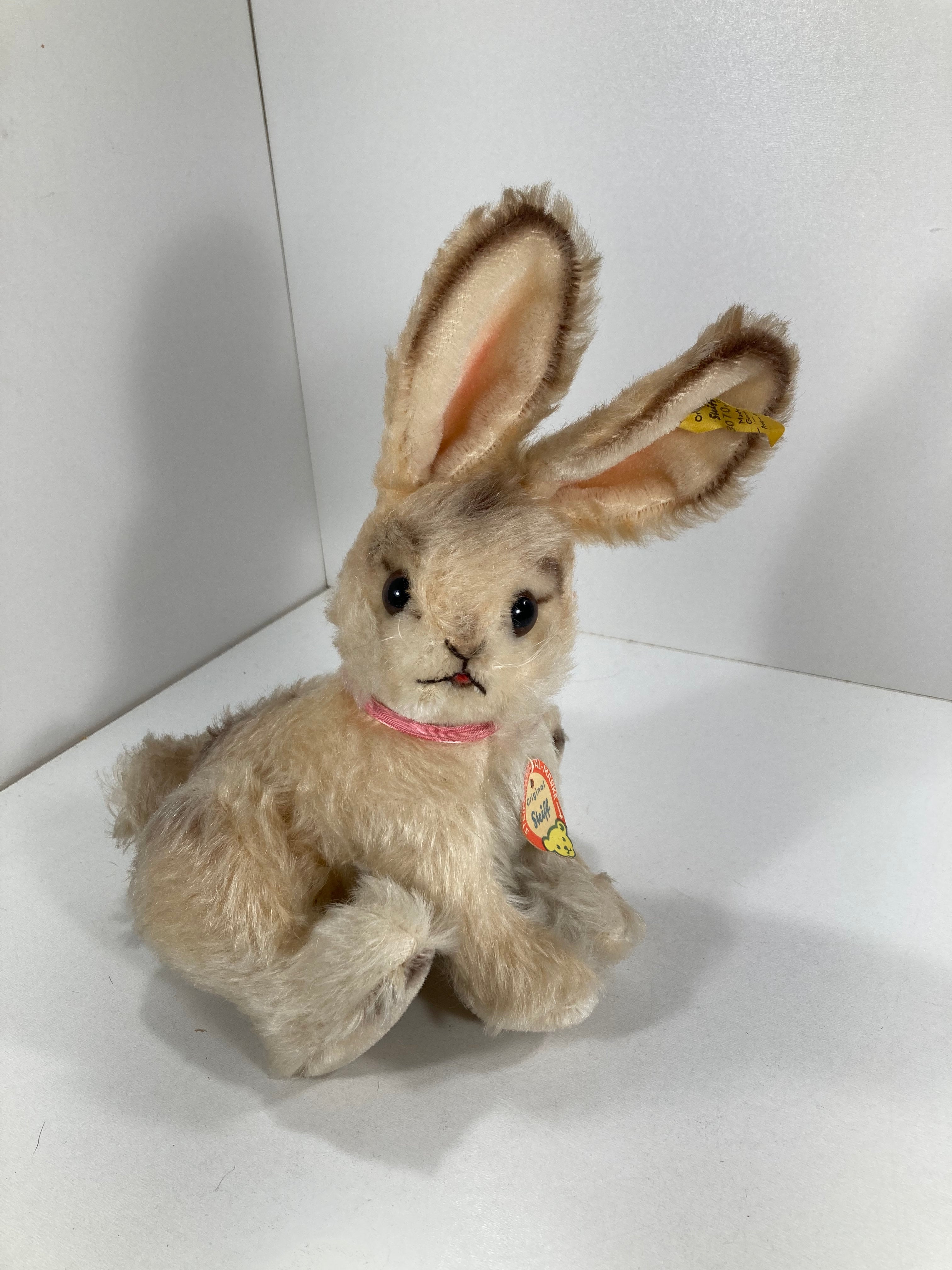 Large Steiff Rabbit Steiff Largest Mohair Changeable Rabbit With All IDs | My Site