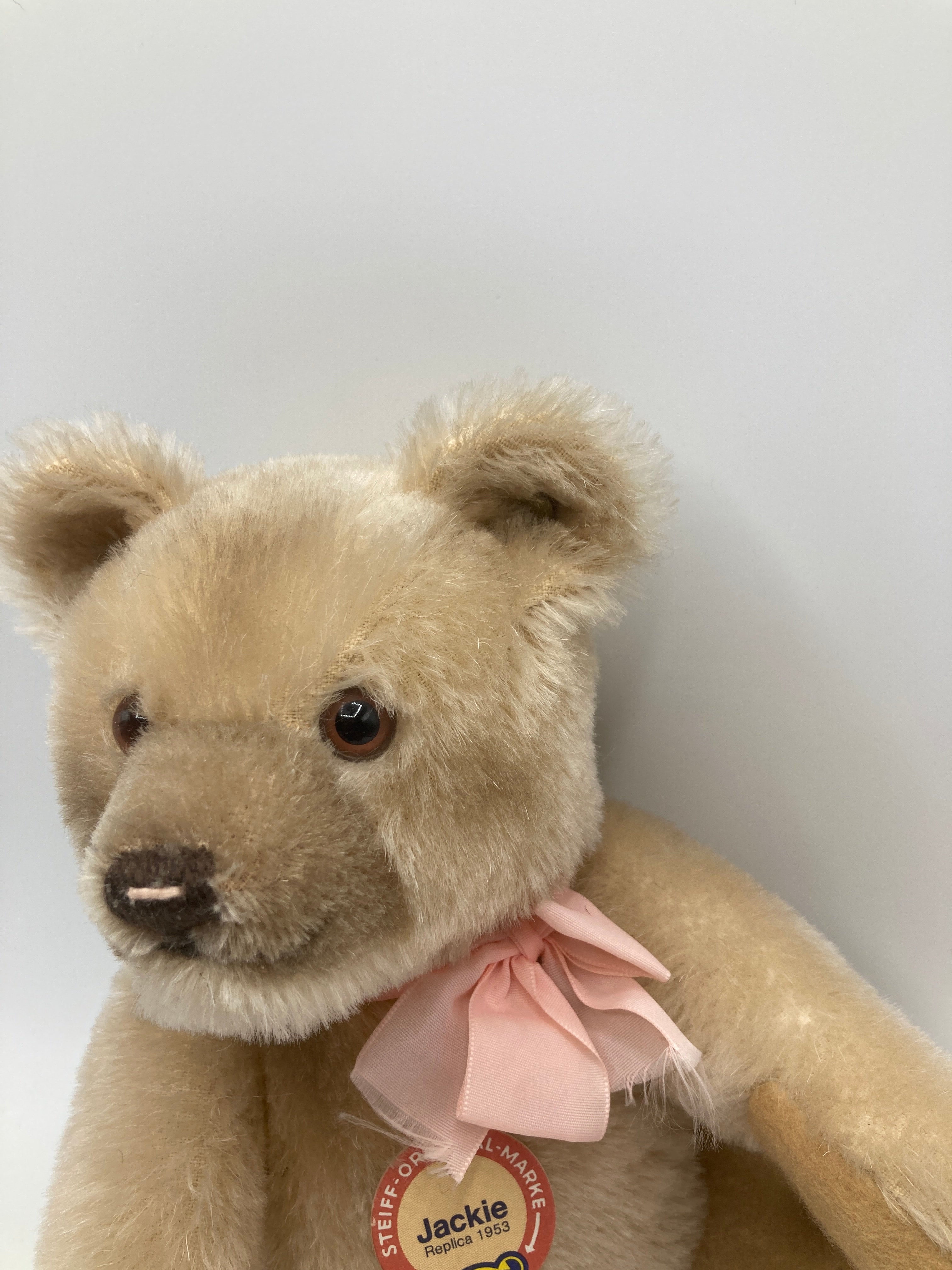 Steiff Mohair Medium Sized Jackie Teddy Bear Replica With IDs | My