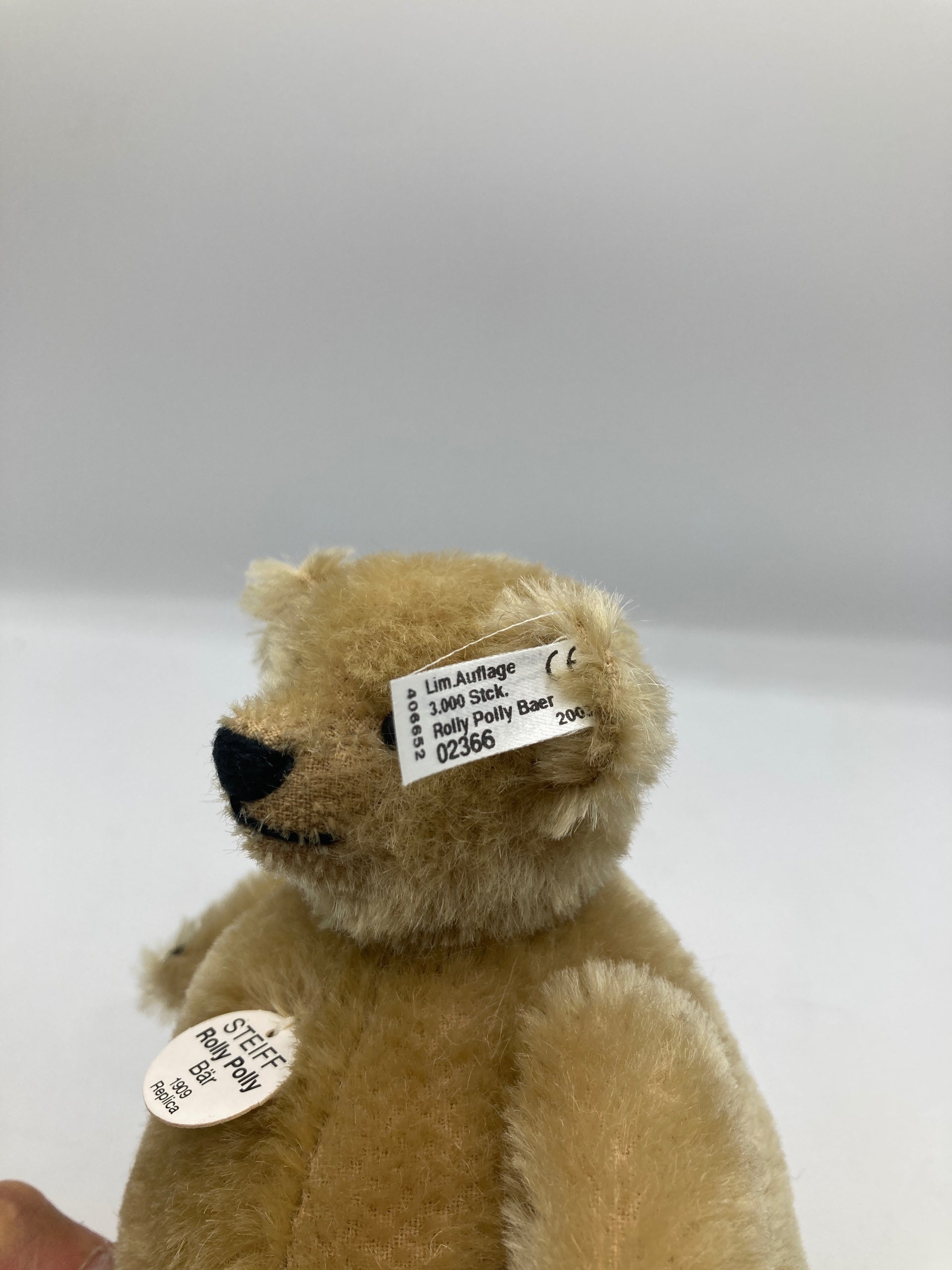 Steiff Replica Roly Poly Teddy Bear With All IDs | My Site