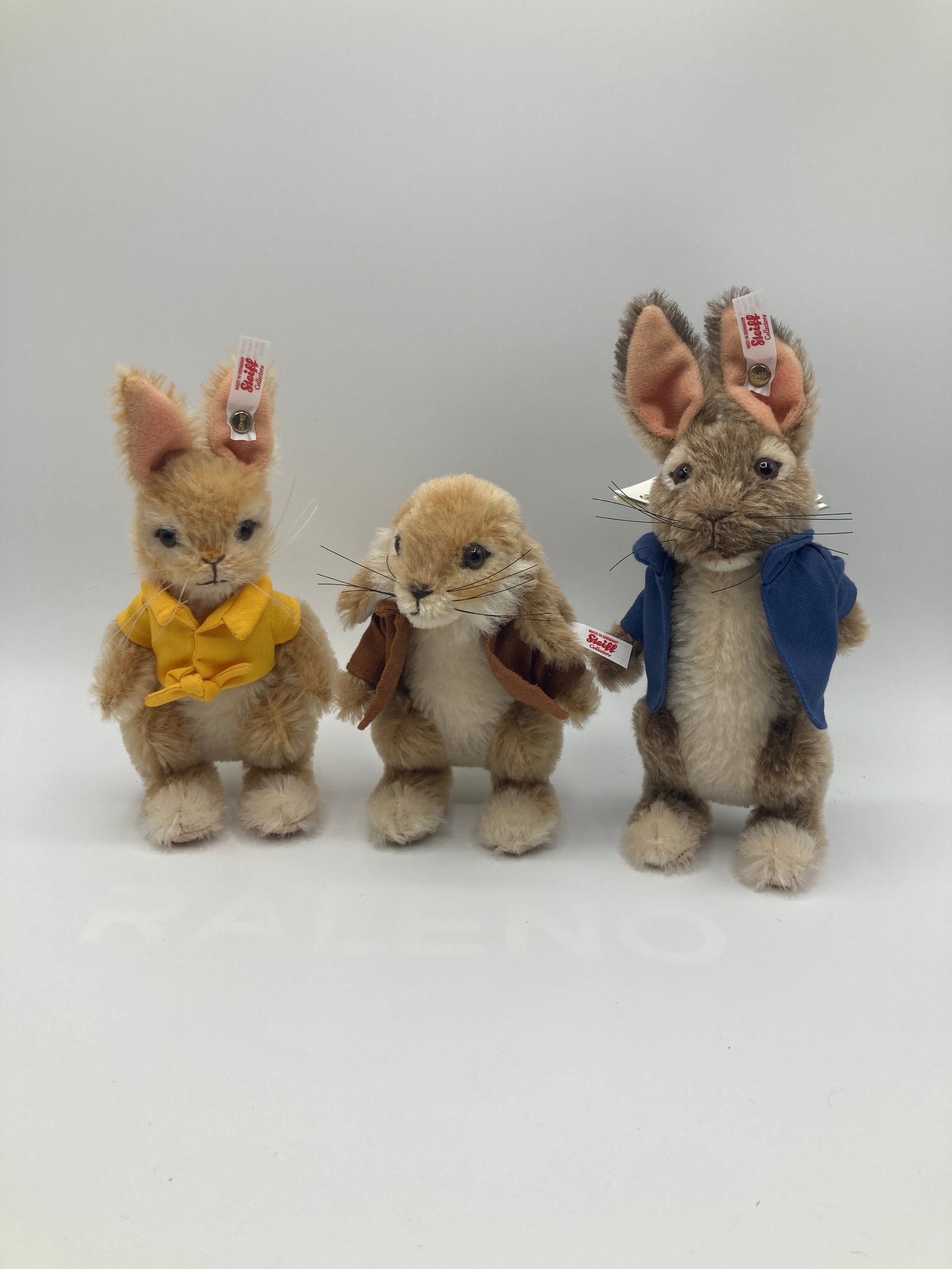 Steiff　リス　3匹セット Goldilocks and Three Bears by Suzanne Gibson and Steiff for Reeves