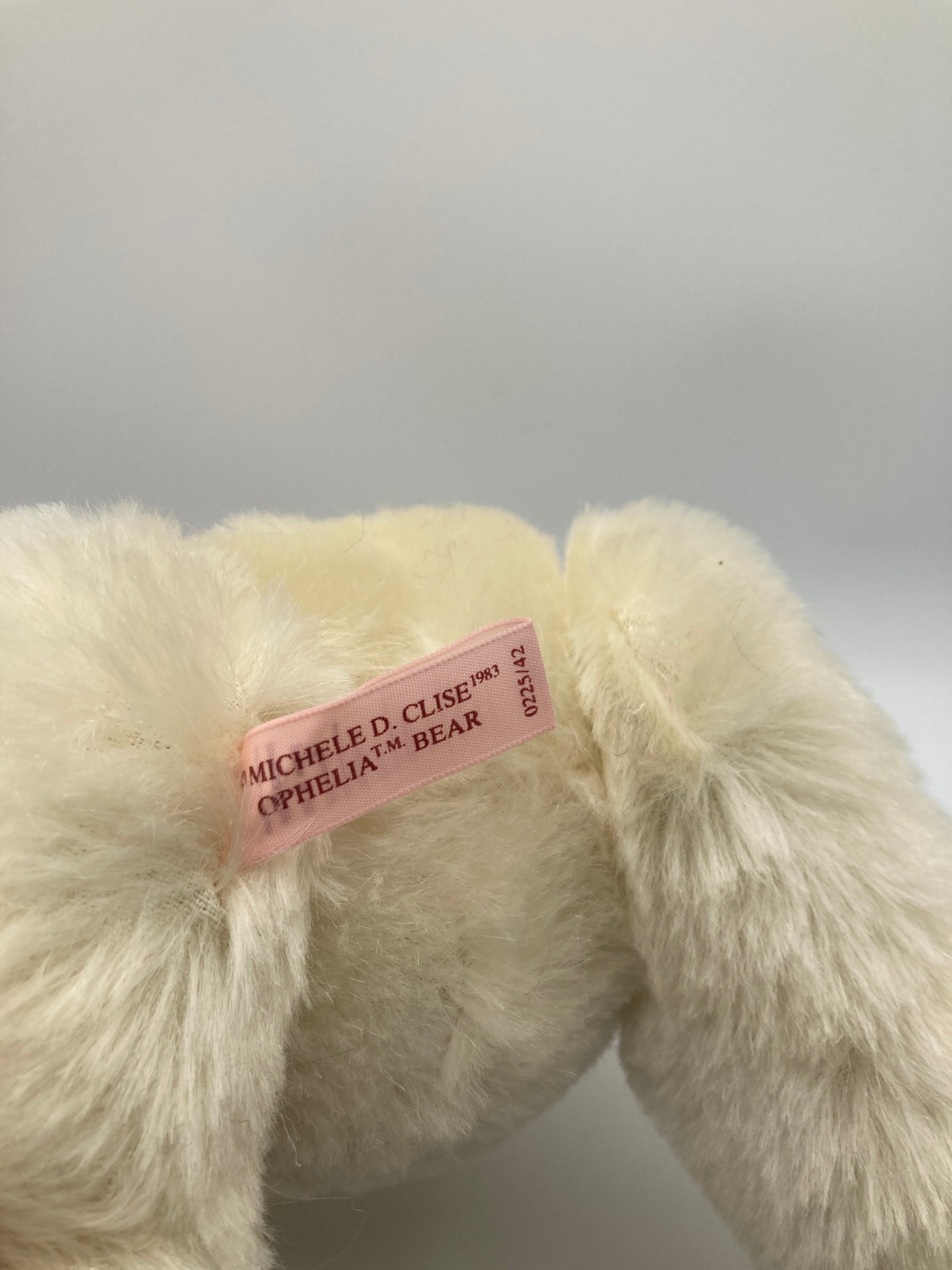 Steiff White Ophelia Teddy Bear With All IDs | My Site