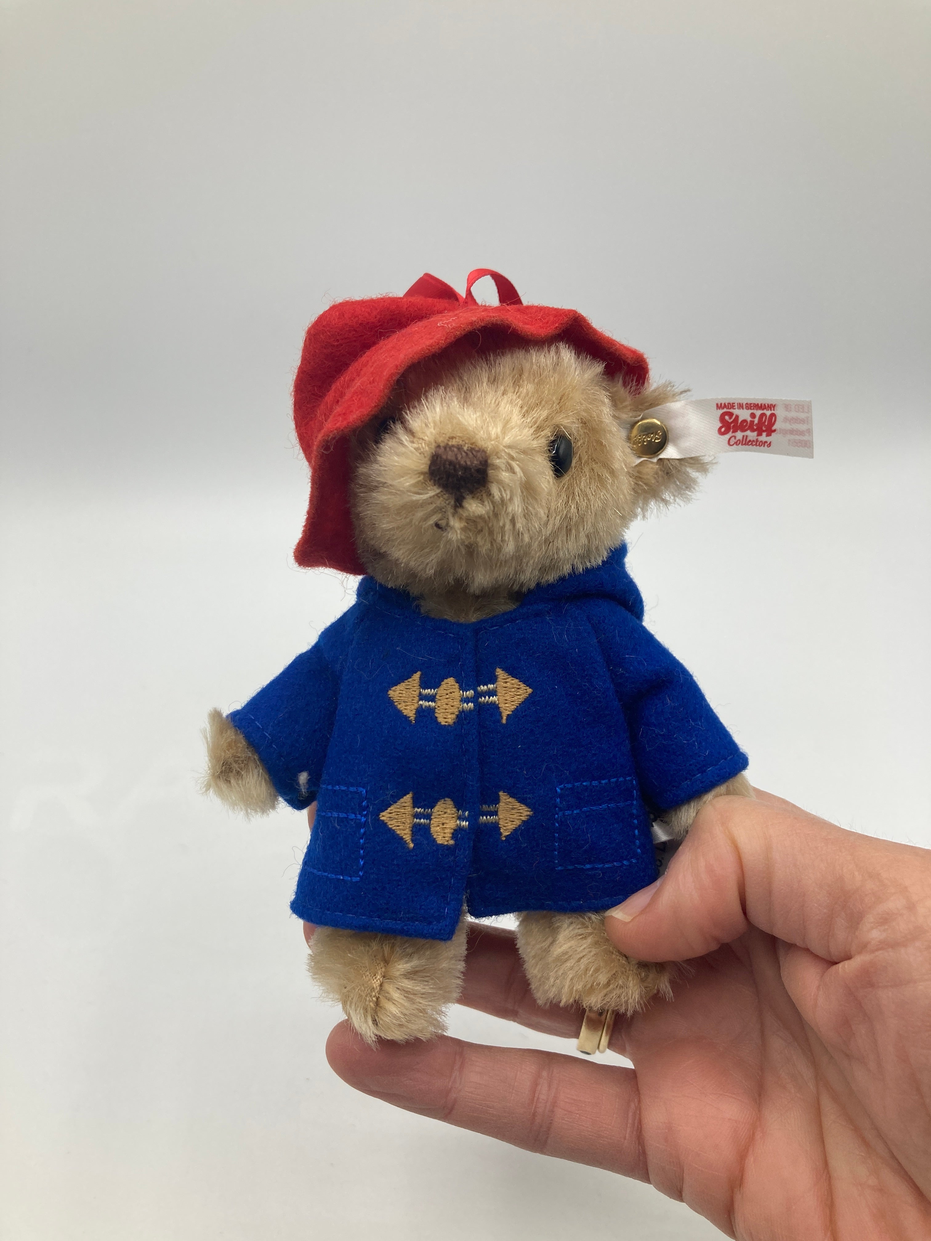Steiff Mohair Paddington Holiday Ornament With All IDs | My Site