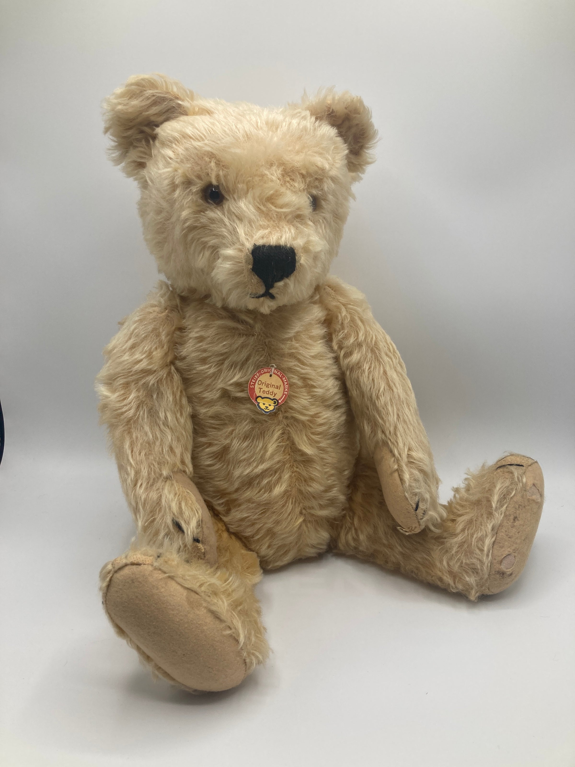 ꕤ Steiff Teddy Bear リヤドロ ꕤ Steiff Large Blonde Midcentury Original Teddy Bear With ID | My Site