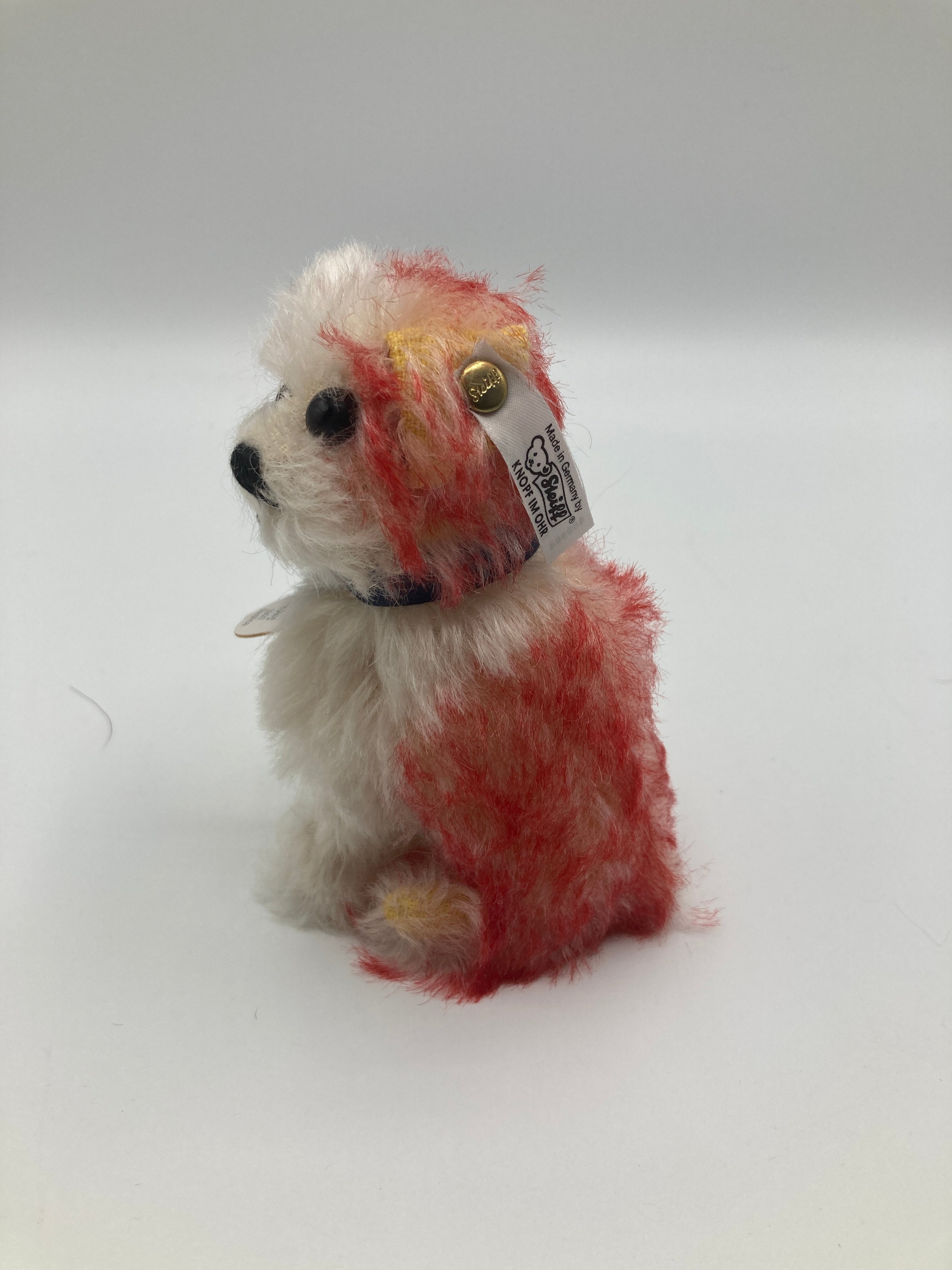 Steiff Red and White Molly The Puppy 1927 Replica With All IDs