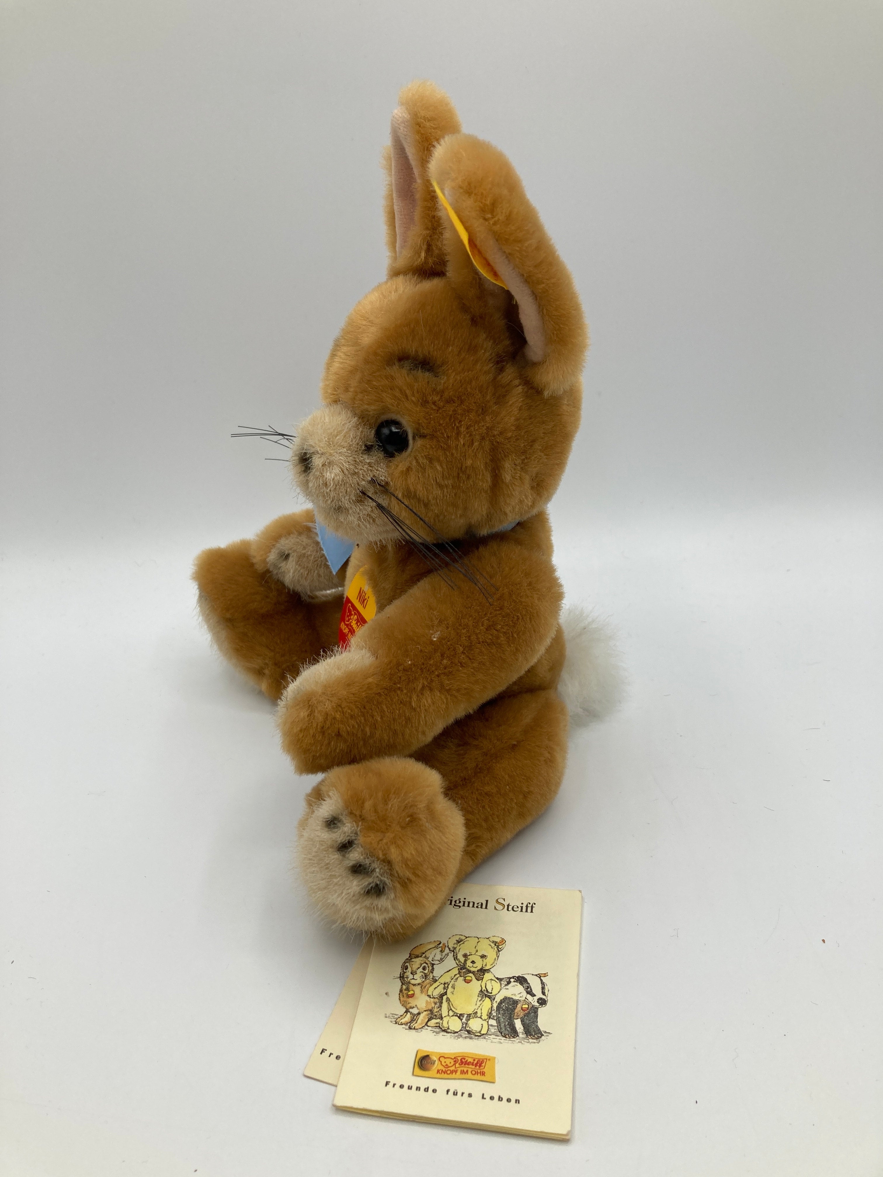 Steiff Soft Plush Fully Jointed Niki Rabbit With All IDs | My Site