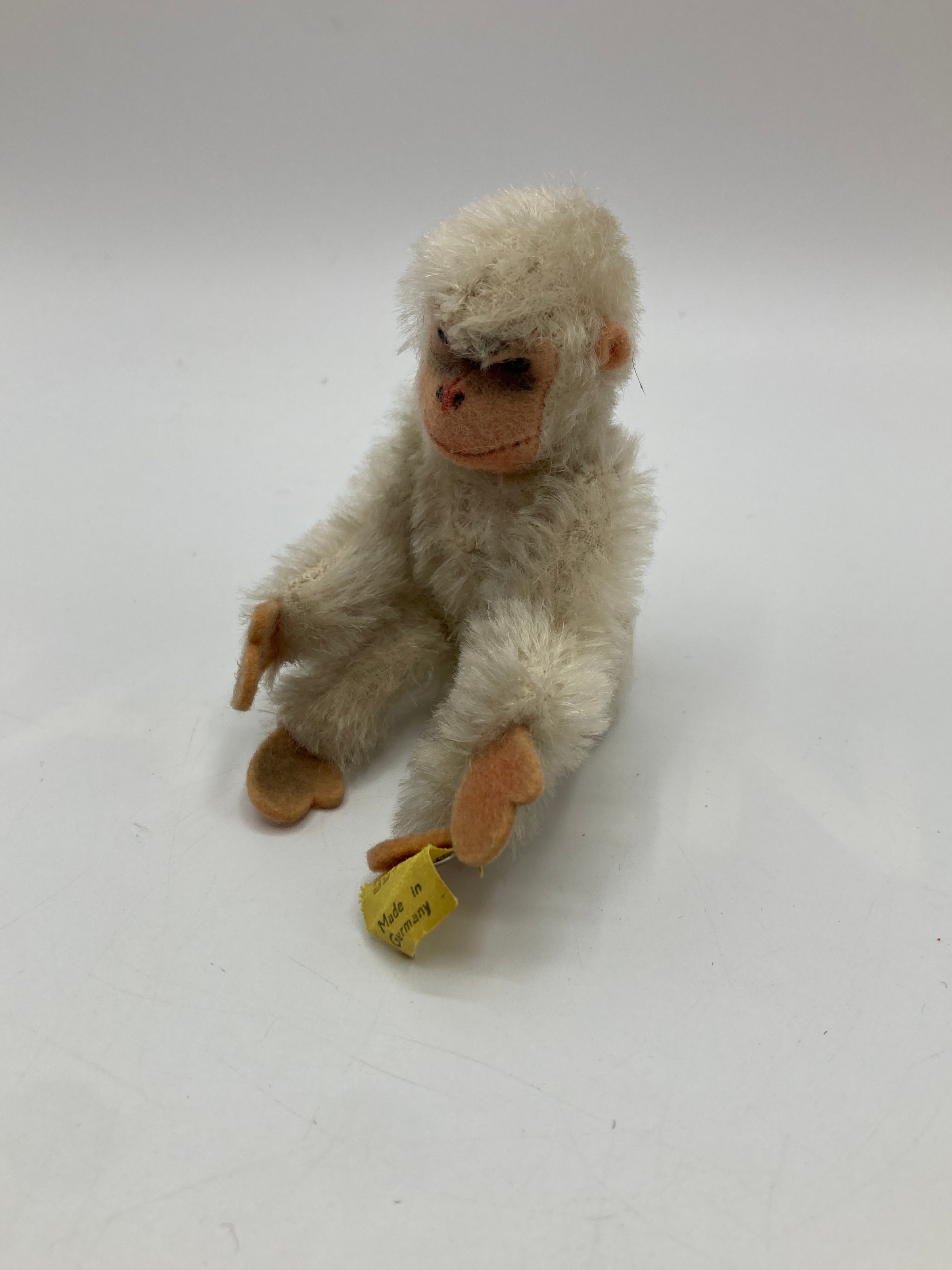 Steiff Smallest Fully Jointed White Jocko Monkey With IDs | My Site